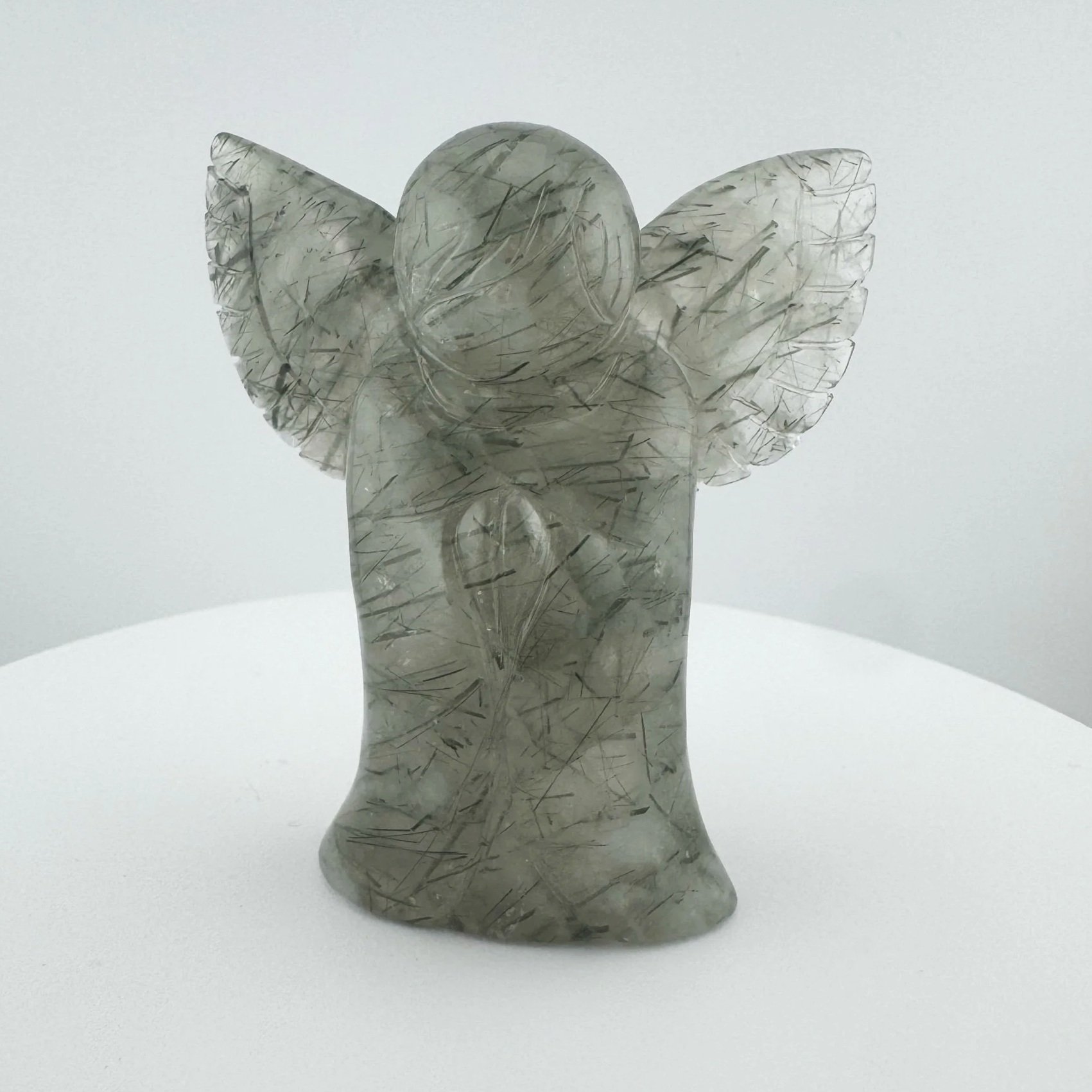 Leandro de Souza Epidote in Quartz Angel