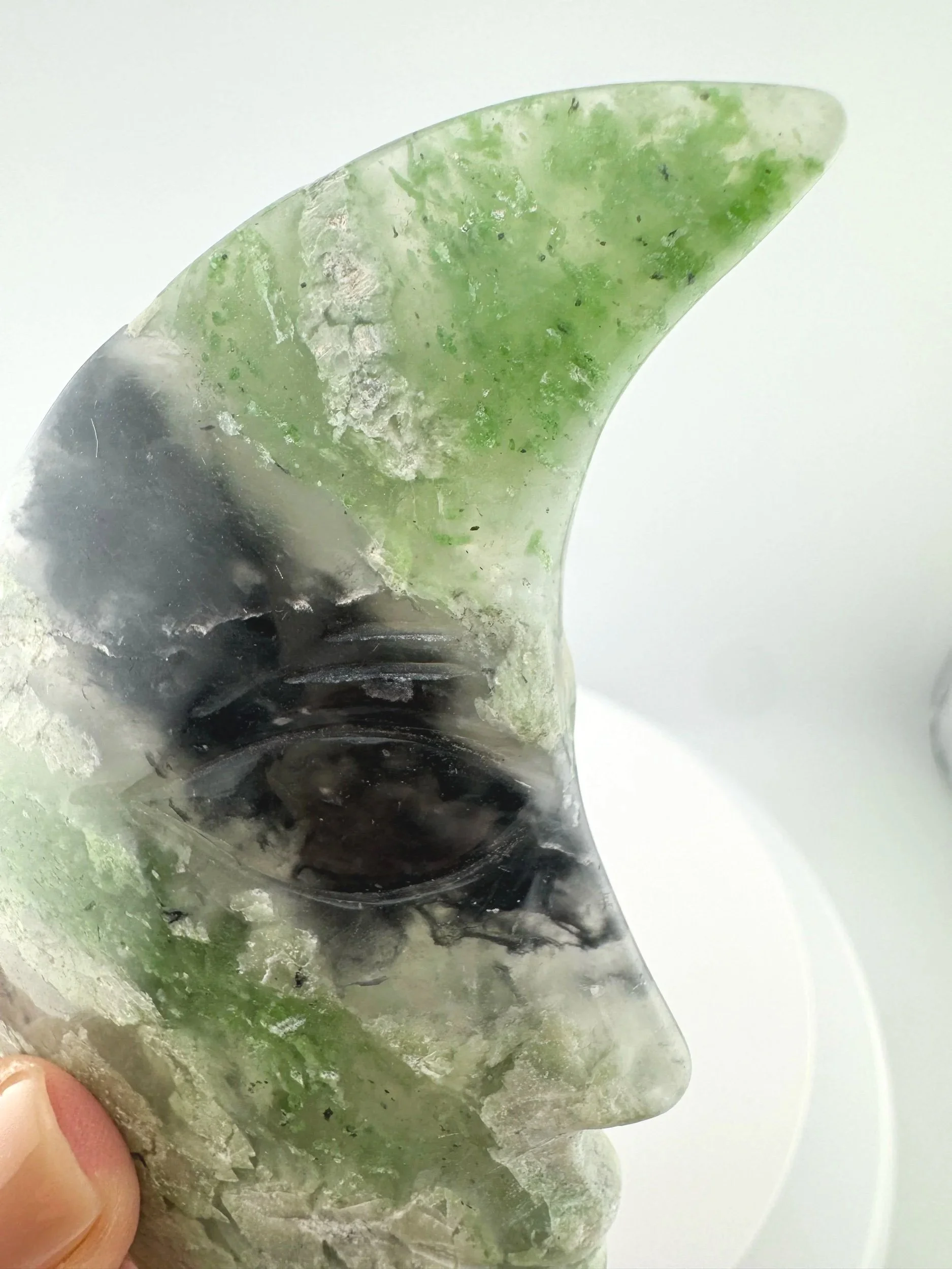 Leandro de Souza Chlorite Chalcedony Moon