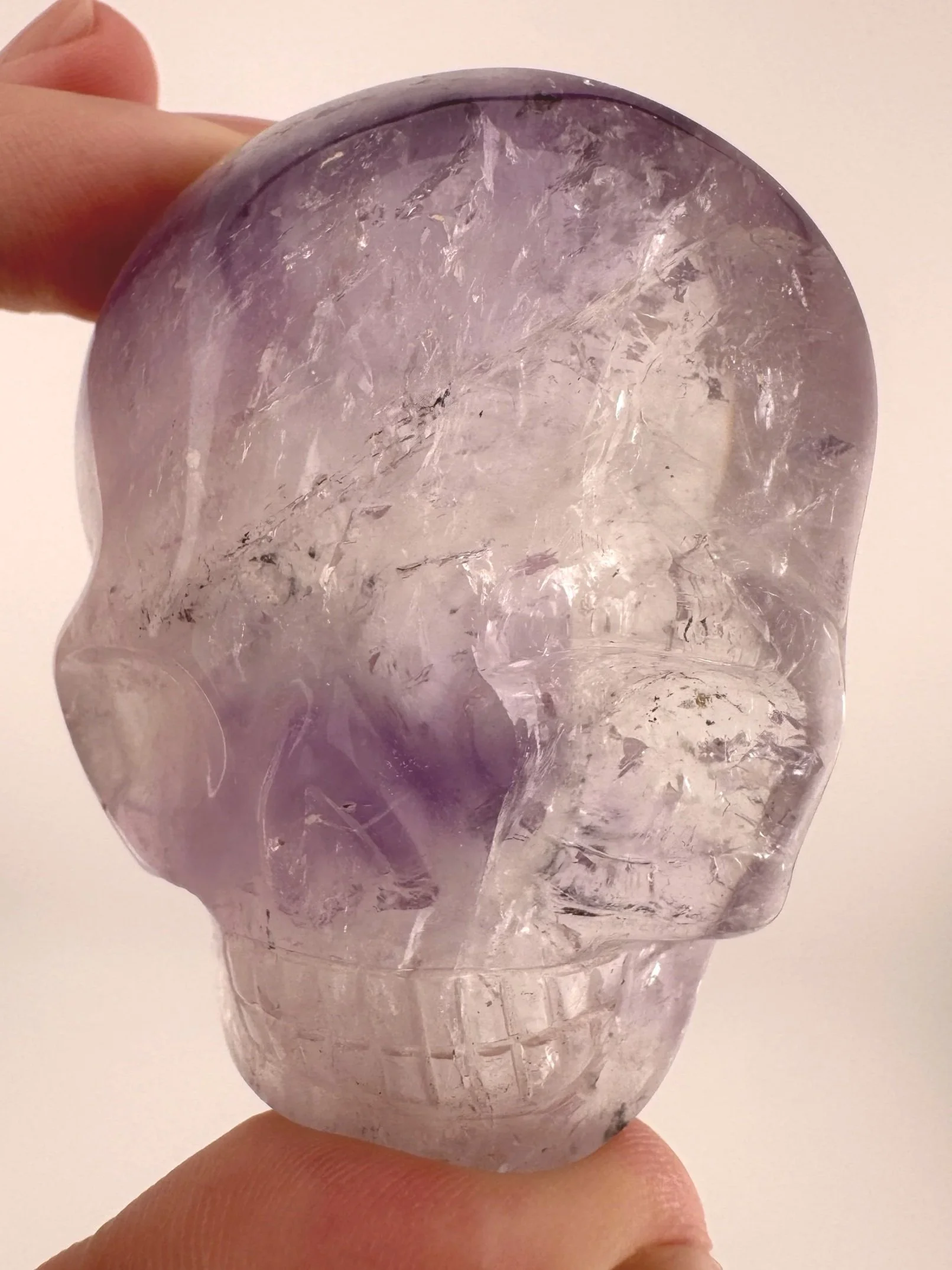 Leandro de Souza Phantom Amethyst Magical Child Palm Skull