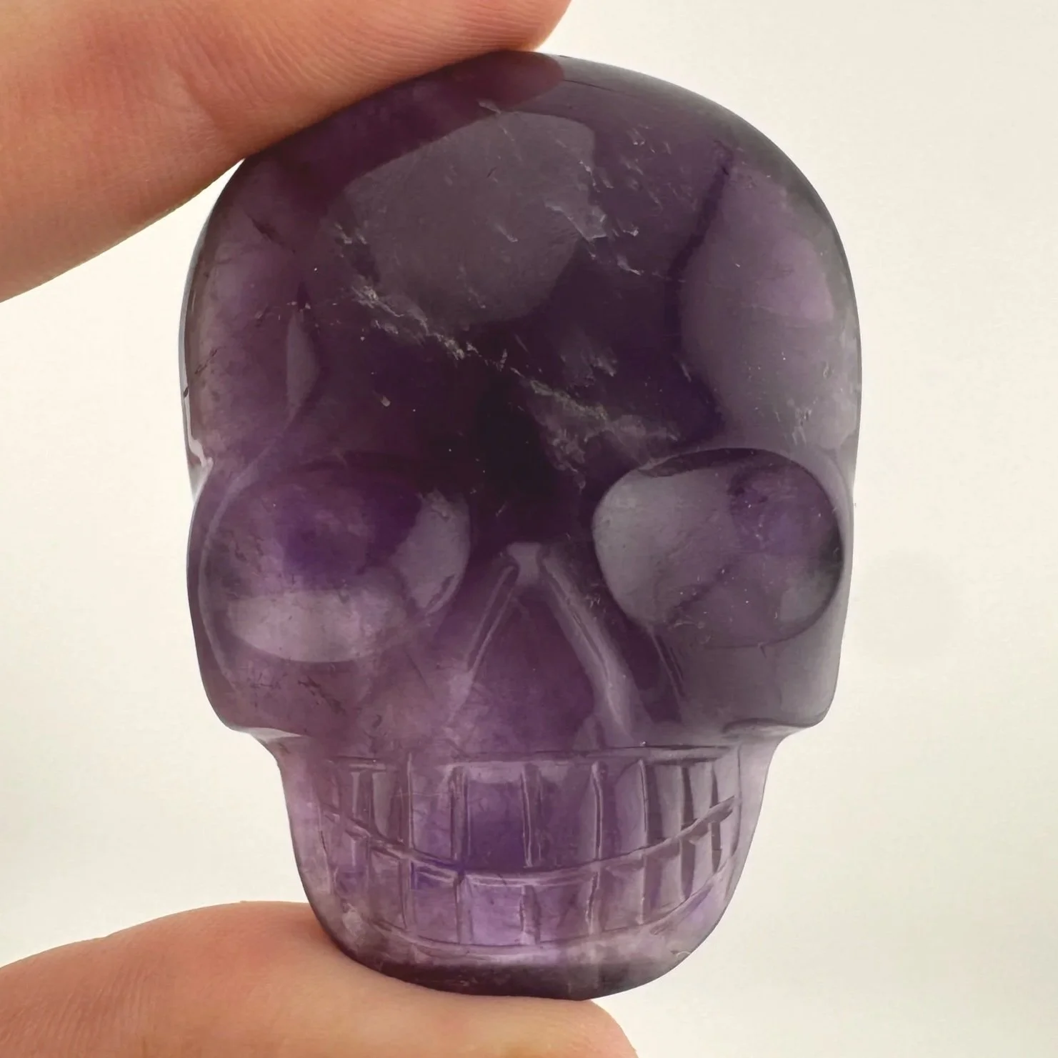 Leandro de Souza Amethyst Magical Child Palm Skull