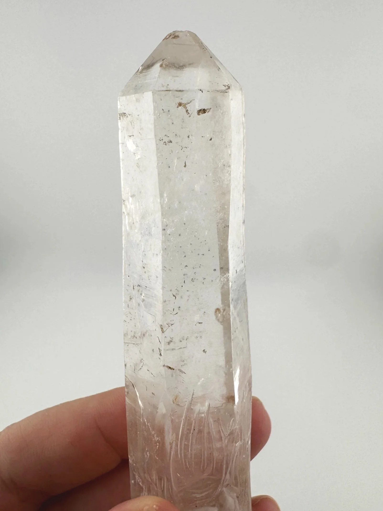 Leandro de Souza Cathedral Quartz Jesus Wand