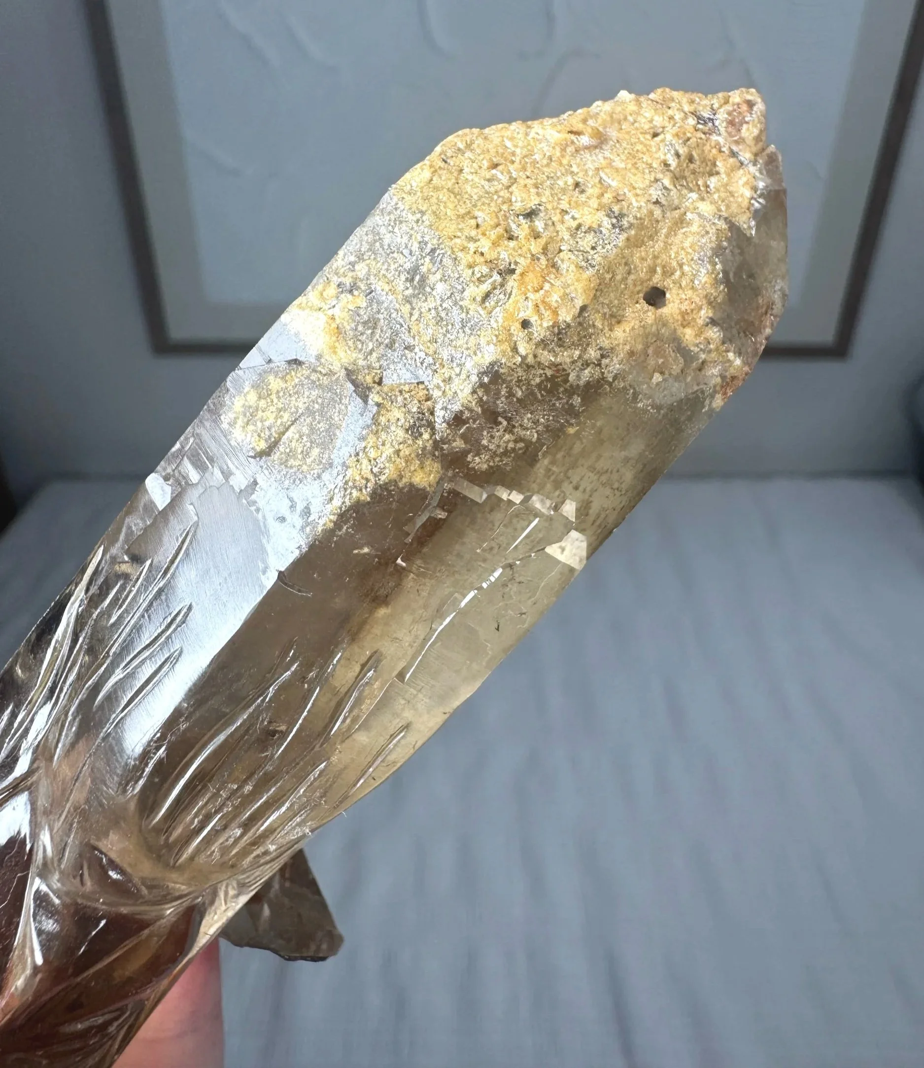 Leandro de Souza Cathedral Quartz Jesus Wand