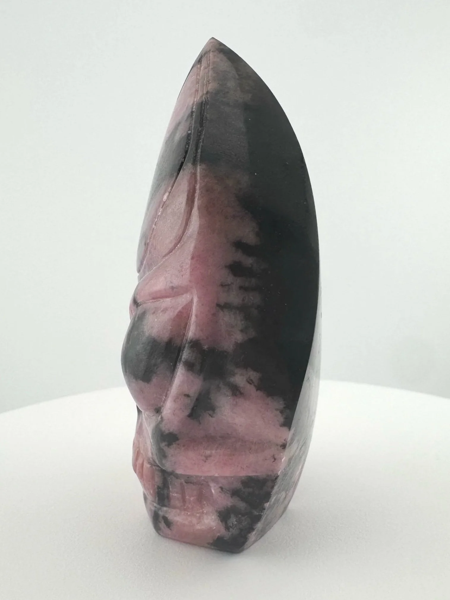 Leandro de Souza Rhodonite Flame Skull