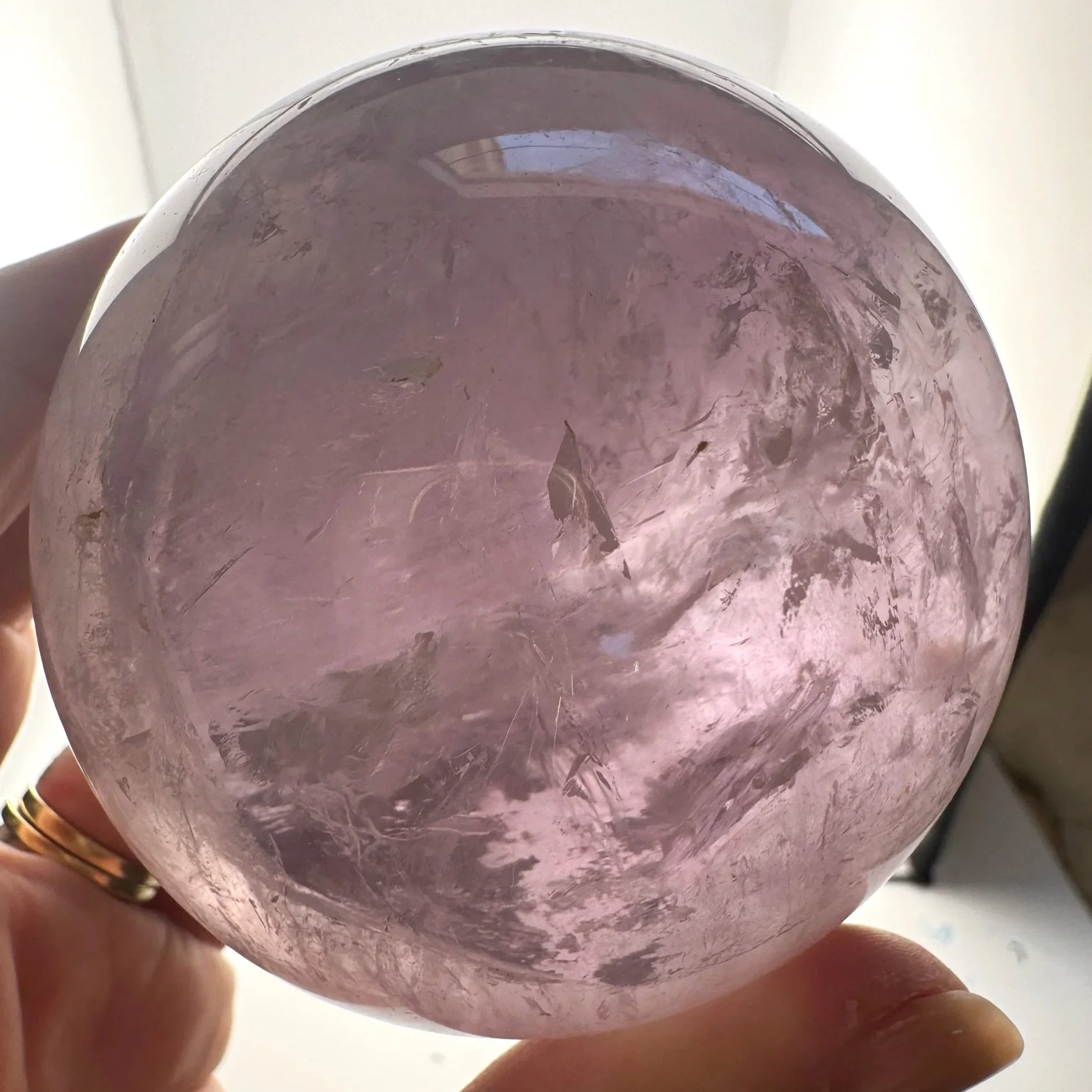Leandro de Souza Elestial Amethyst Sphere