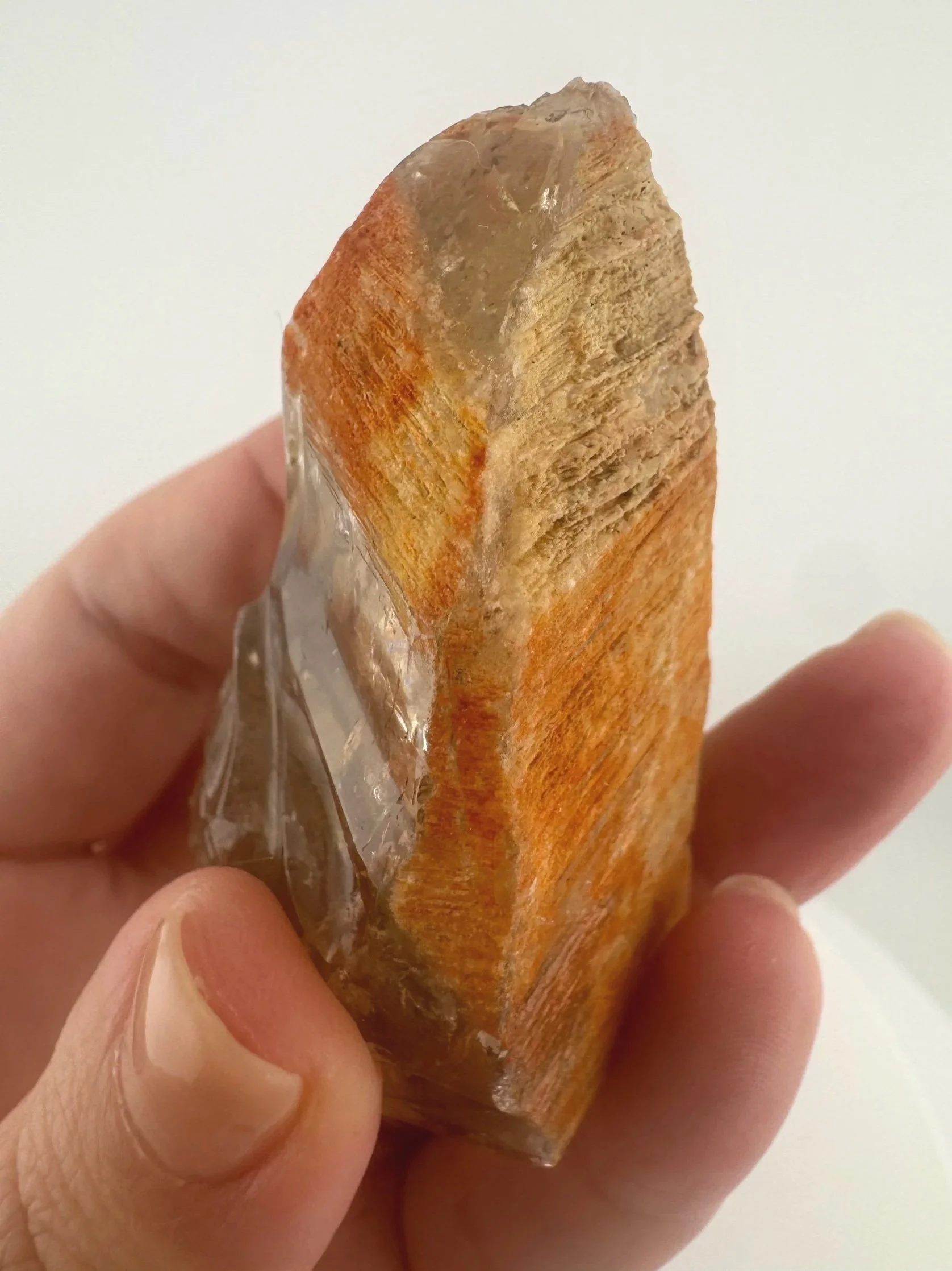 Igor de Souza Morion Tangerine Quartz Shaman Skull