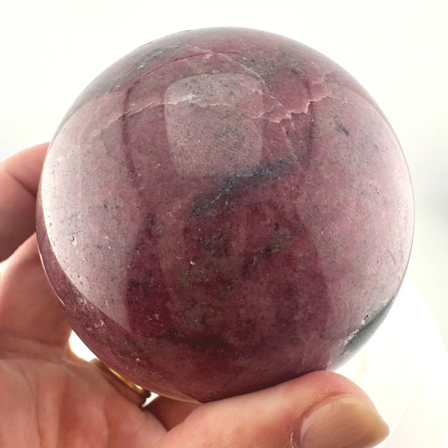 Leandro de Souza Rhodonite Sphere