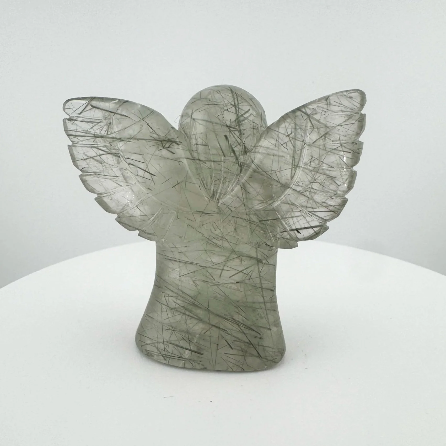 Leandro de Souza Epidote in Quartz Angel