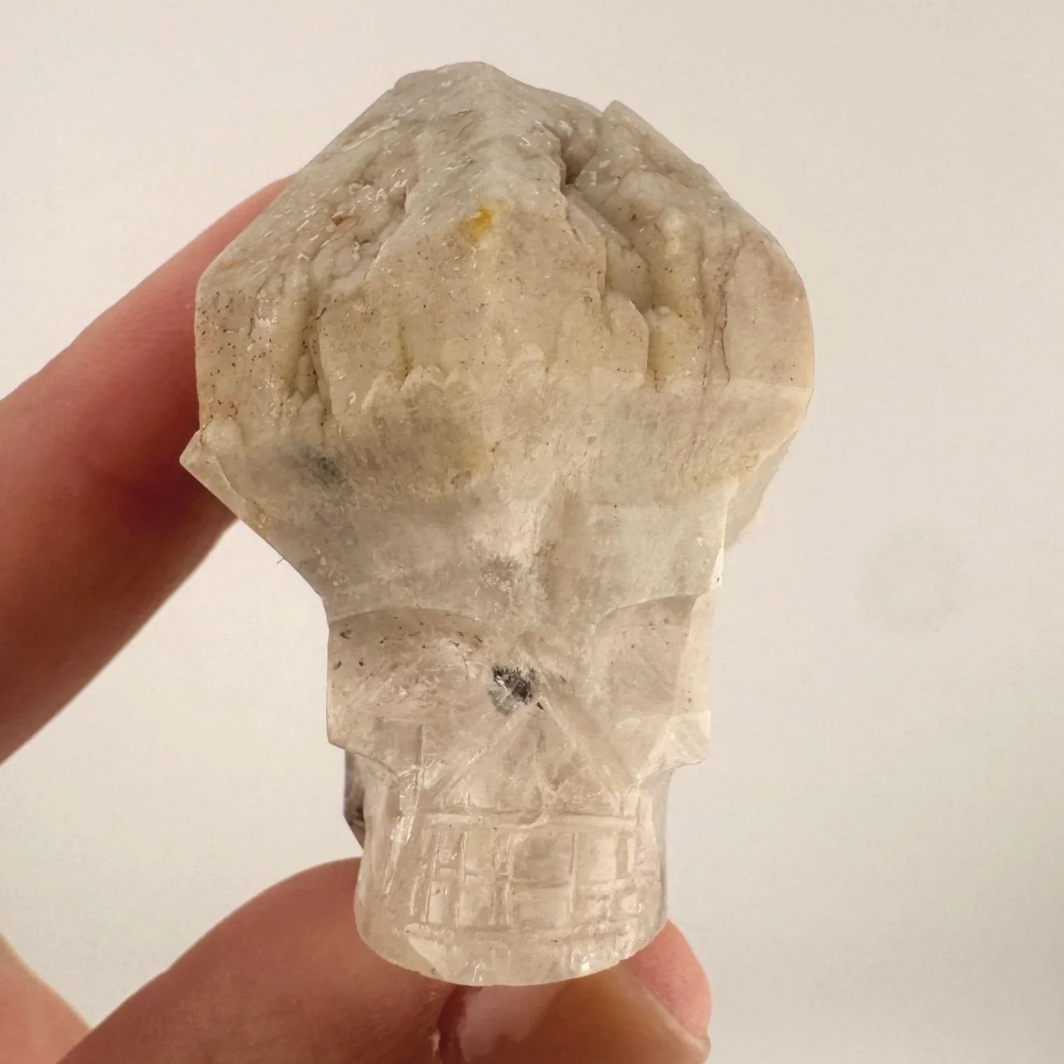 Igor de Souza Candle Quartz Shaman Skull