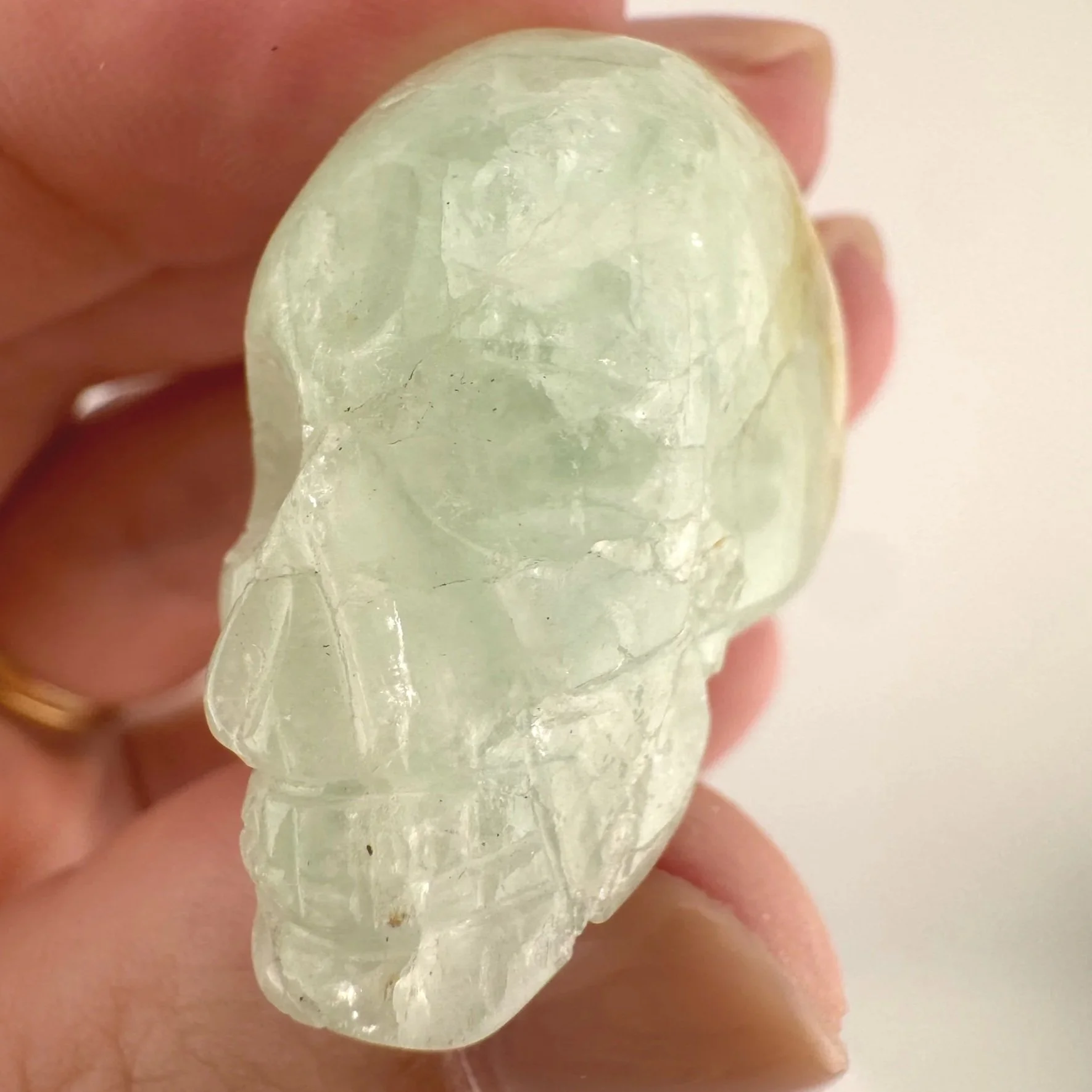 Igor de Souza Aquamarine with Heliodor Skull
