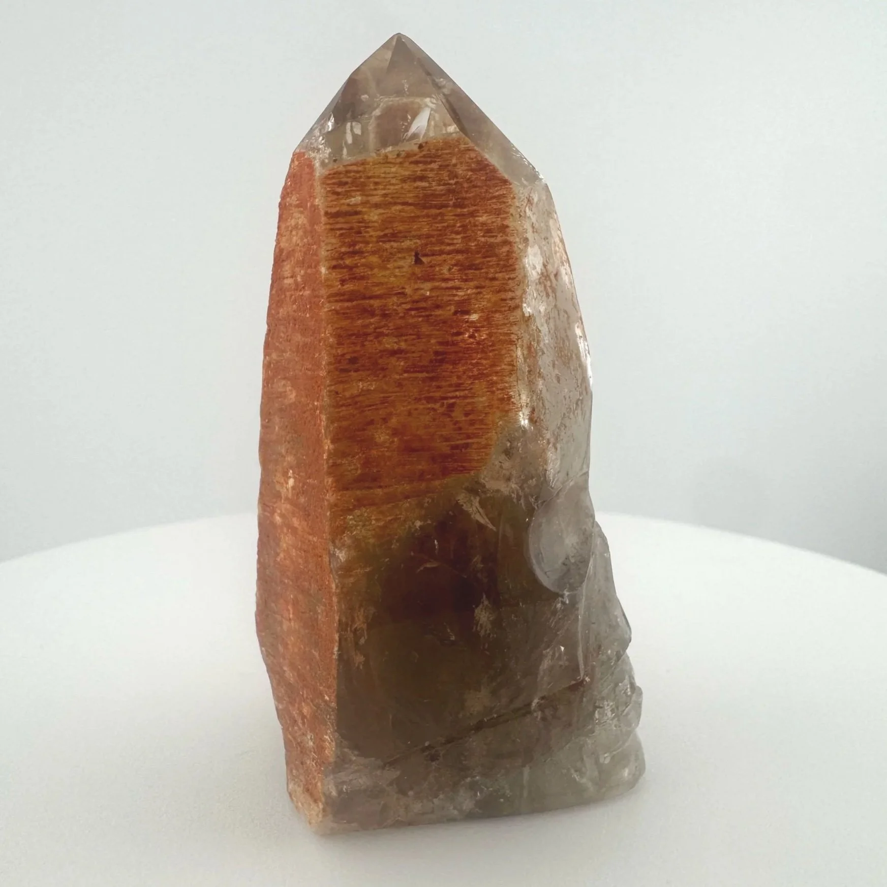Igor de Souza Morion Tangerine Quartz Shaman Skull