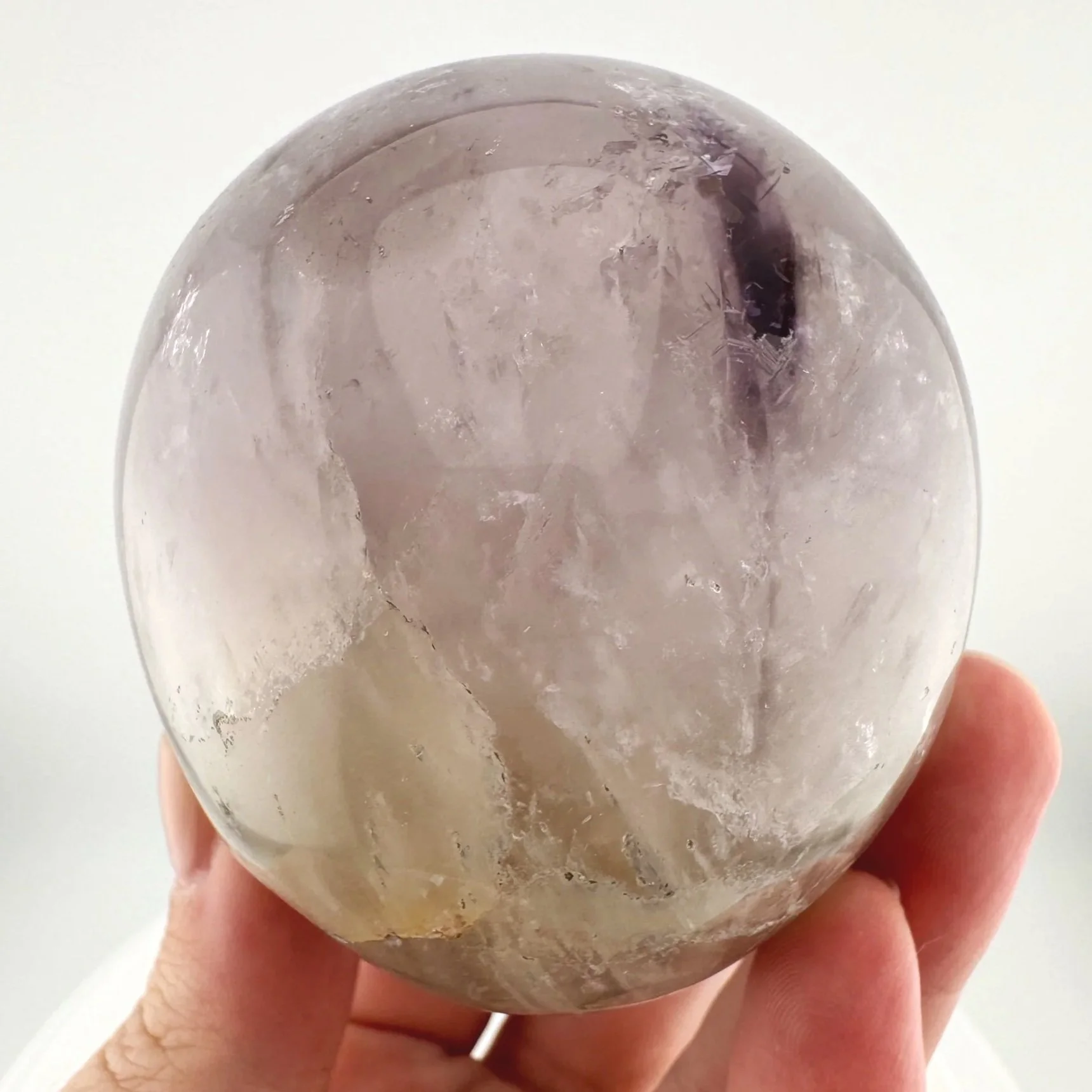 Leandro de Souza Elestial Trapiche Amethyst Magical Child Skull