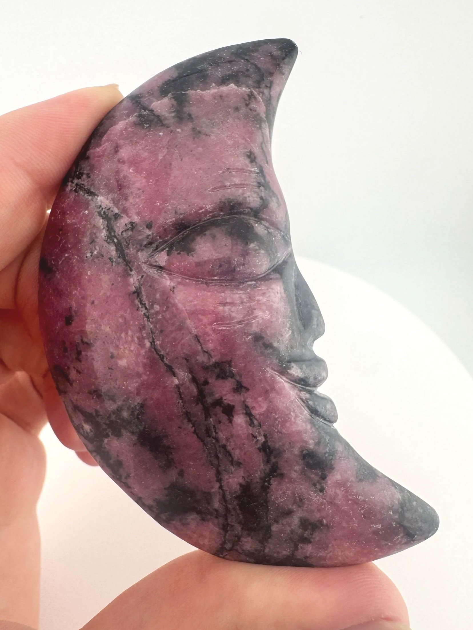 Leandro de Souza Rhodonite Moon