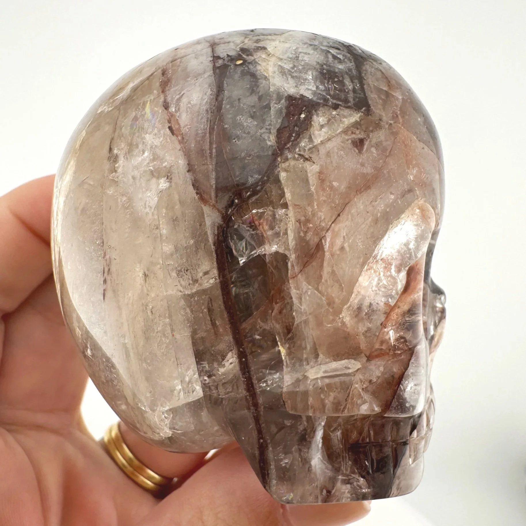 Leandro de Souza Hematoid Quartz Magical Child Skull