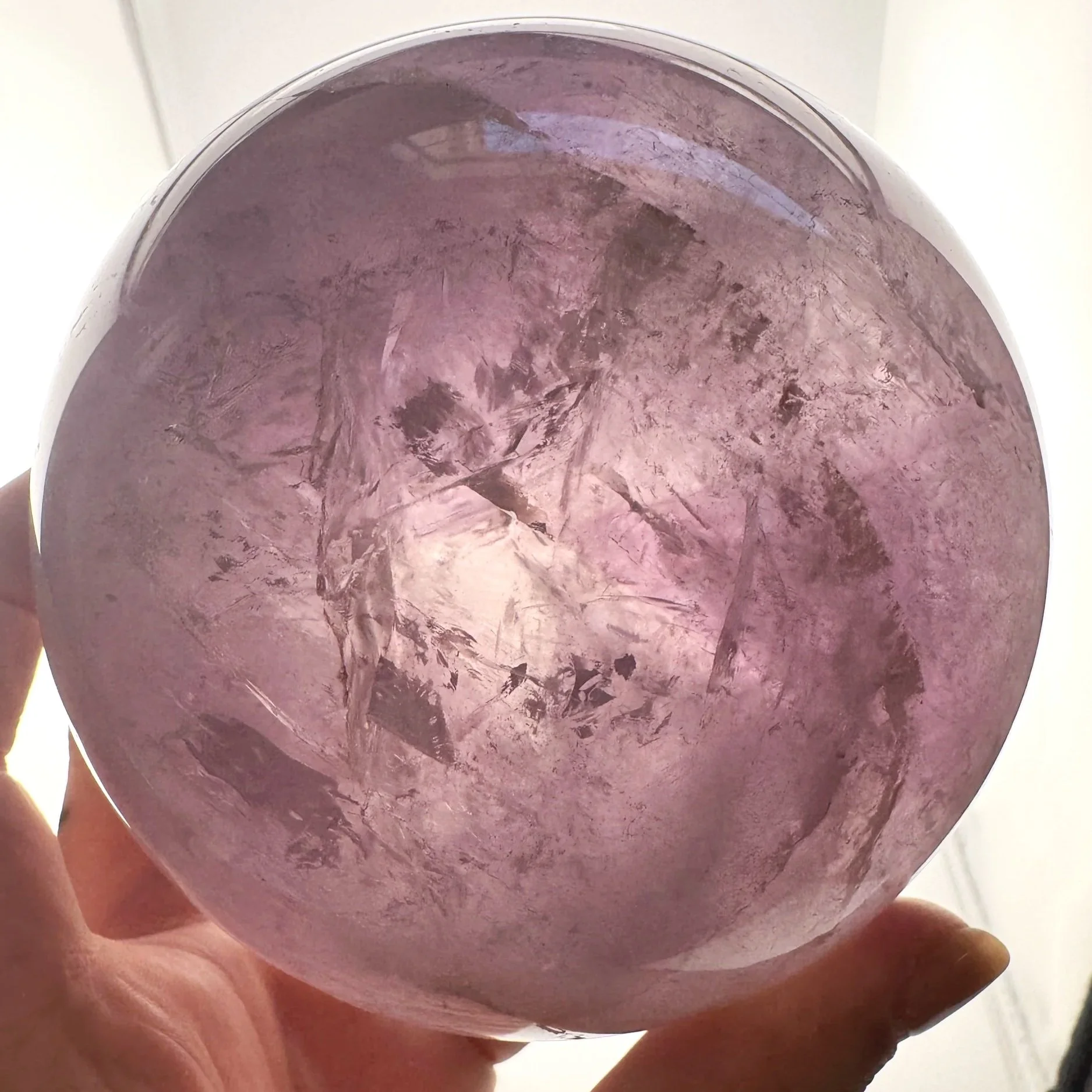 Leandro de Souza Elestial Amethyst Sphere