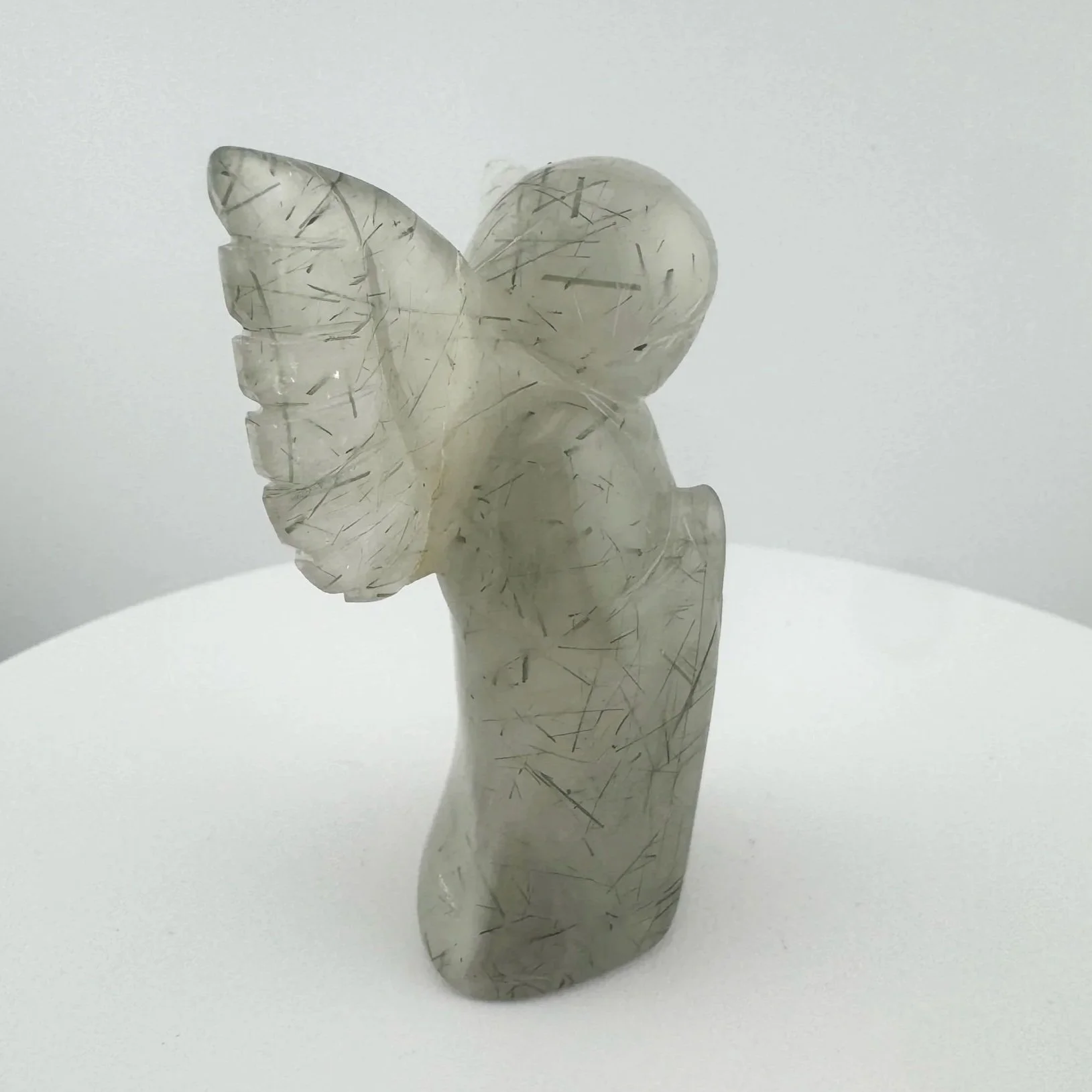 Leandro de Souza Epidote in Quartz Angel