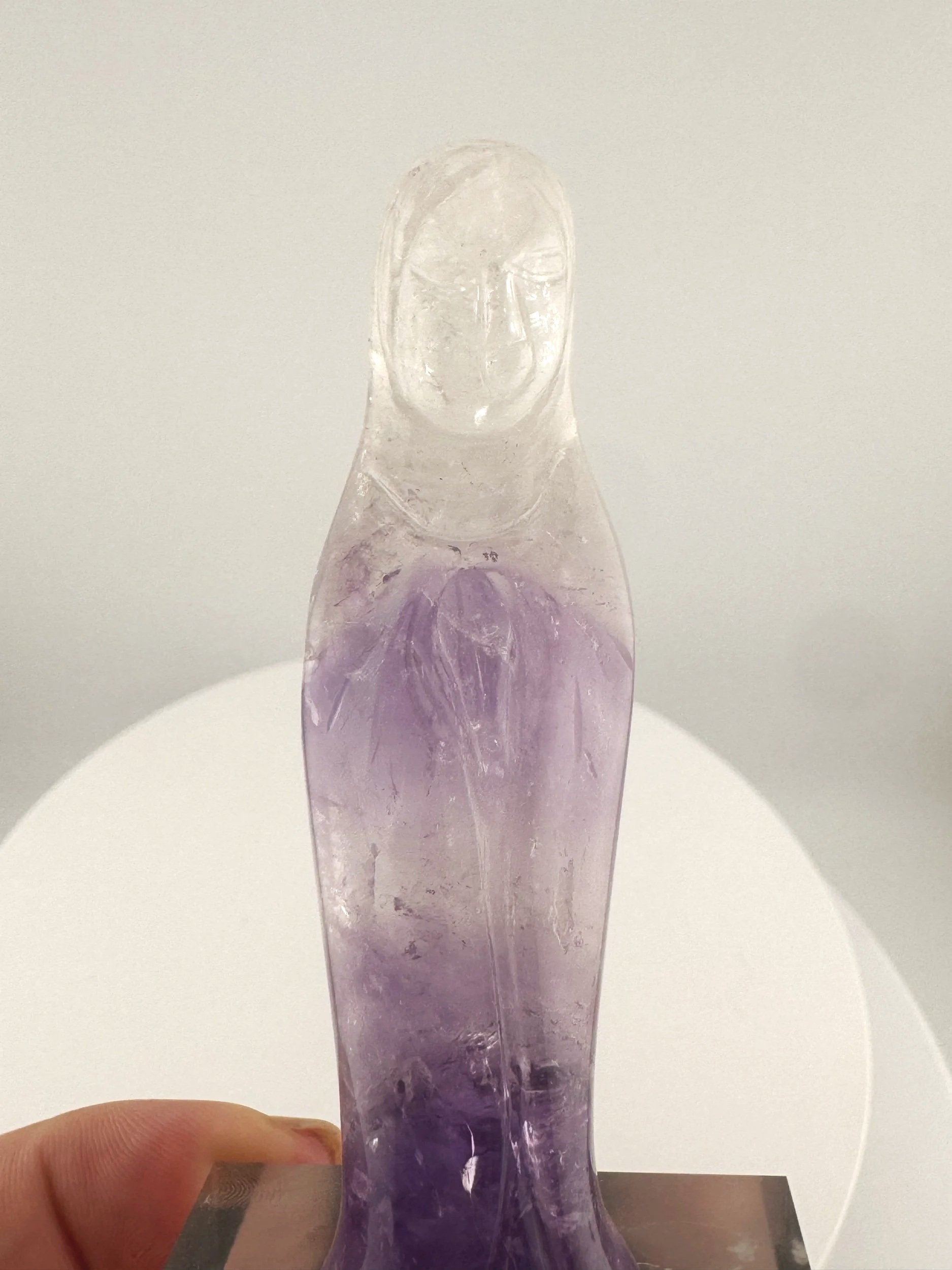 Leandro de Souza Phantom Amethyst Mother Mary Statuette