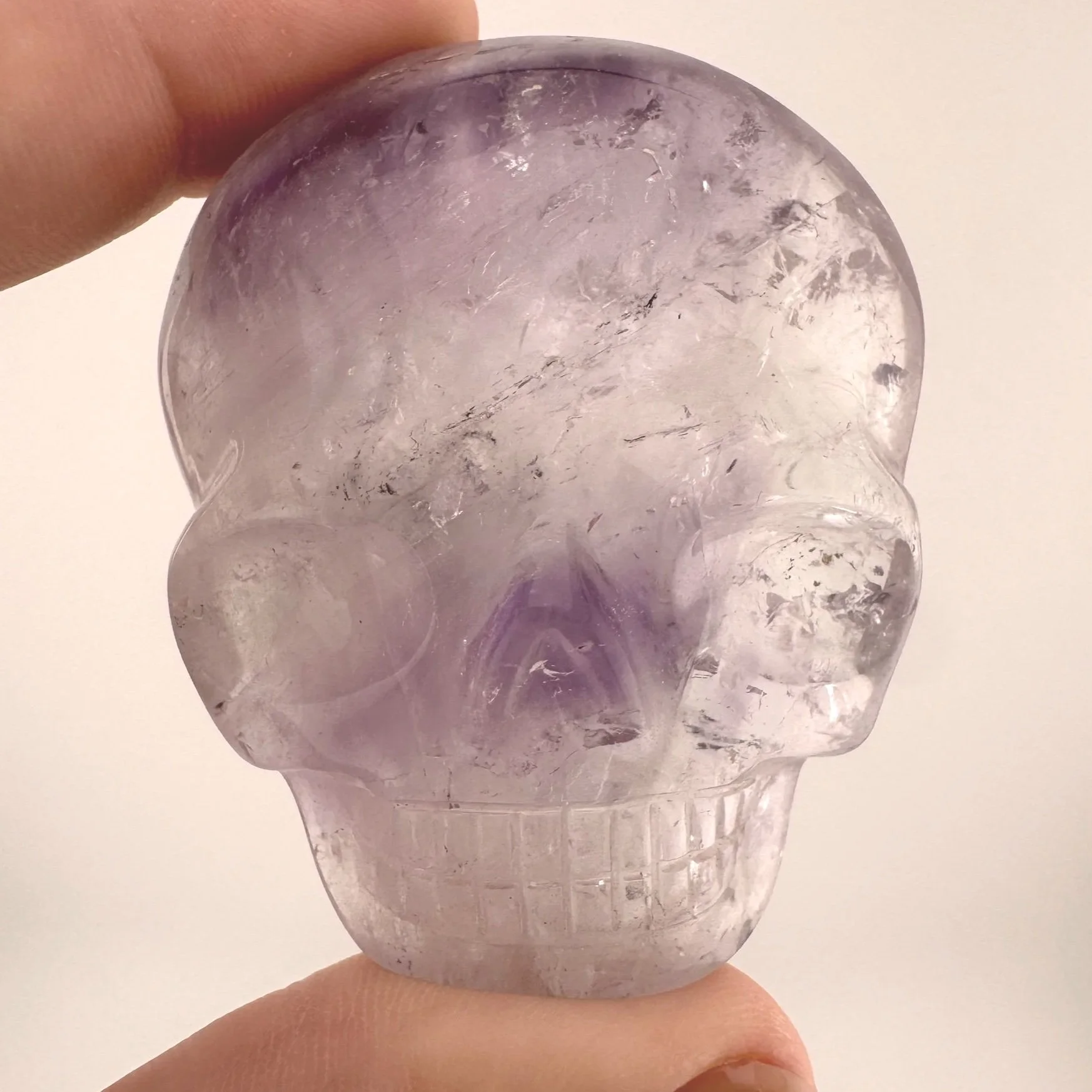 Leandro de Souza Phantom Amethyst Magical Child Palm Skull