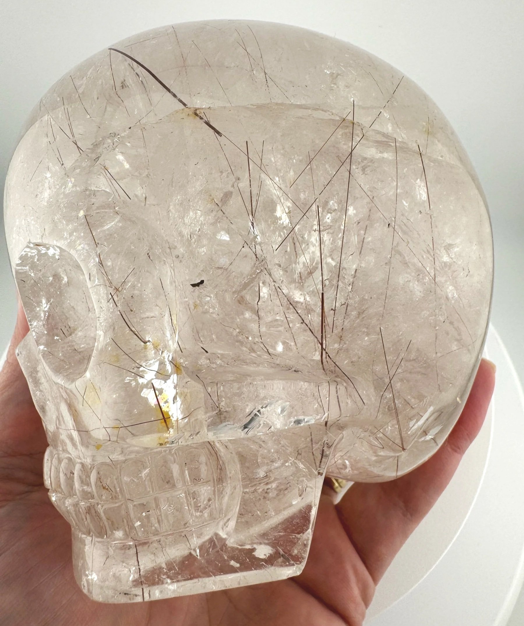 Leandro de Souza Red Rutile in Quartz Magical Child