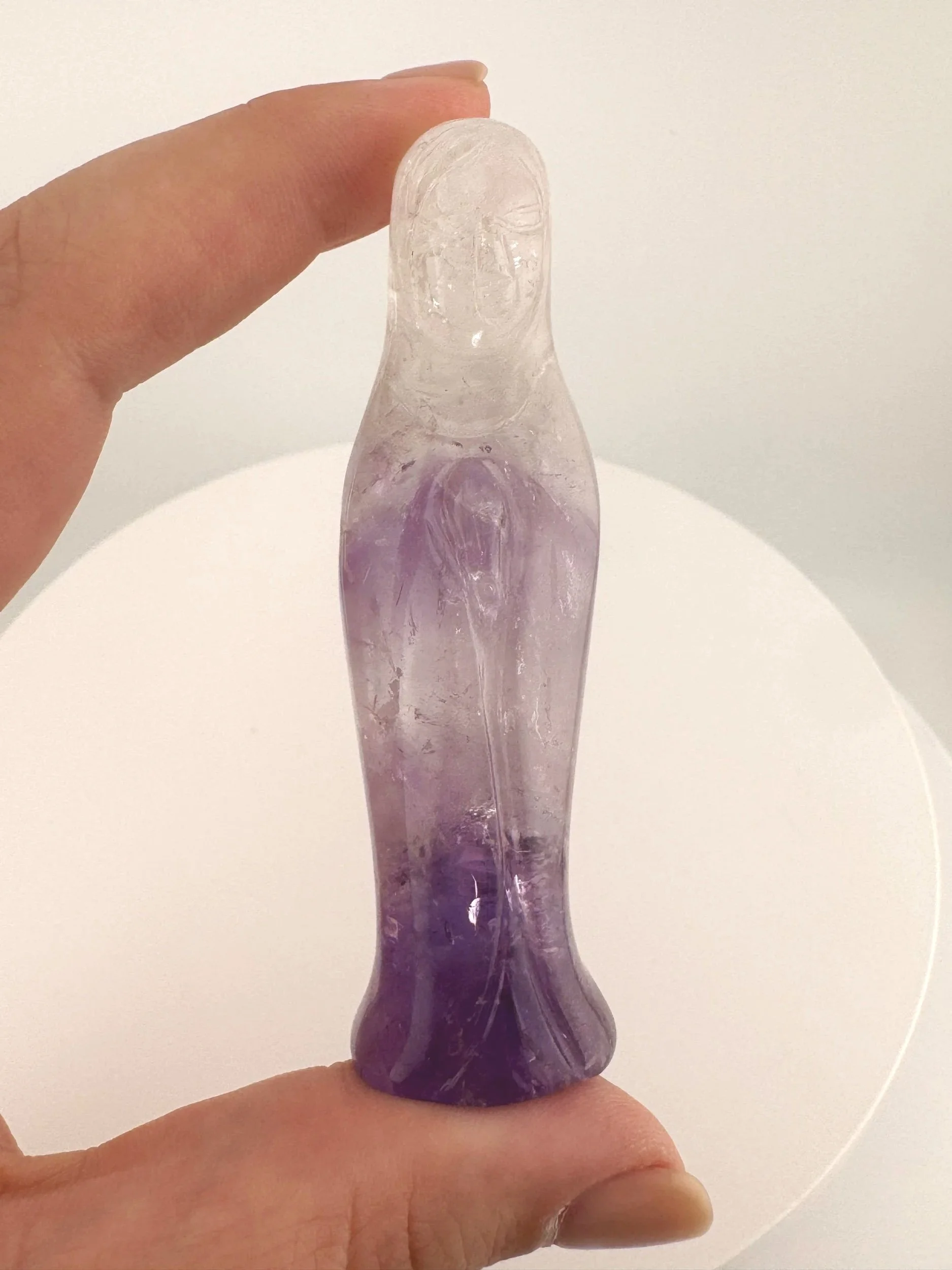 Leandro de Souza Phantom Amethyst Mother Mary Statuette
