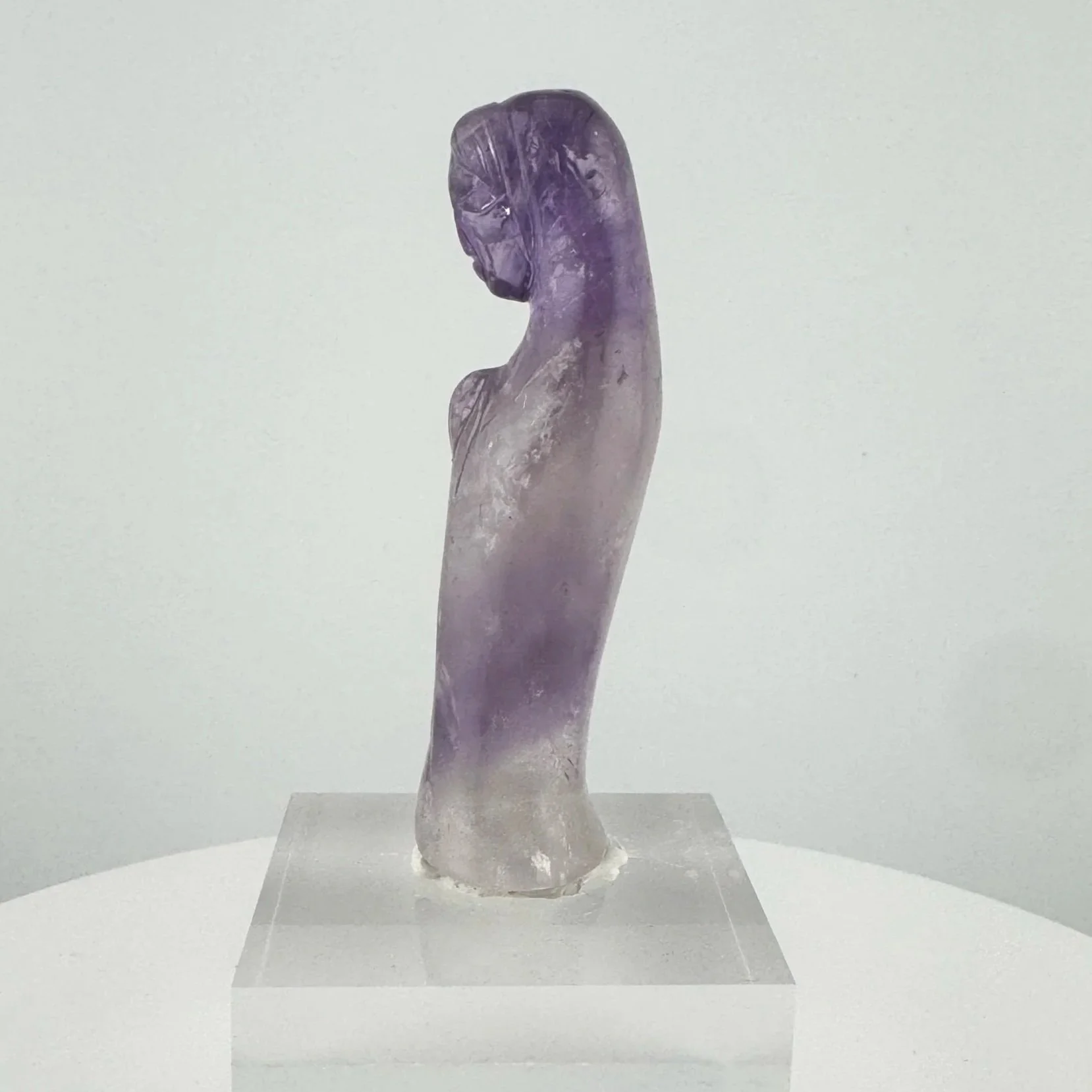 Leandro de Souza Phantom Amethyst Mother Mary Statuette