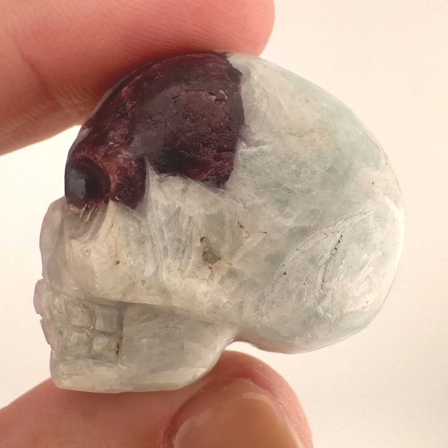 Leandro de Souza Tourmaline in Feldspar Skull