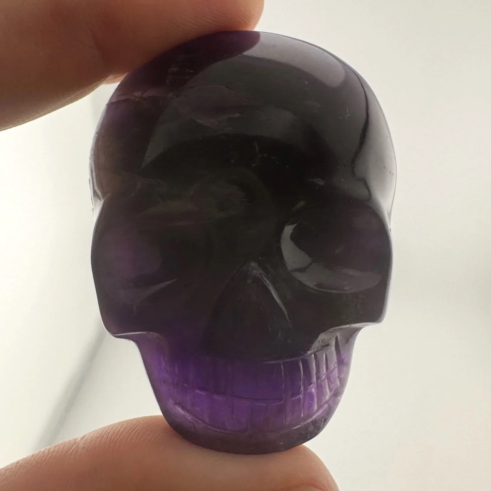Leandro de Souza Amethyst Magical Child Palm Skull