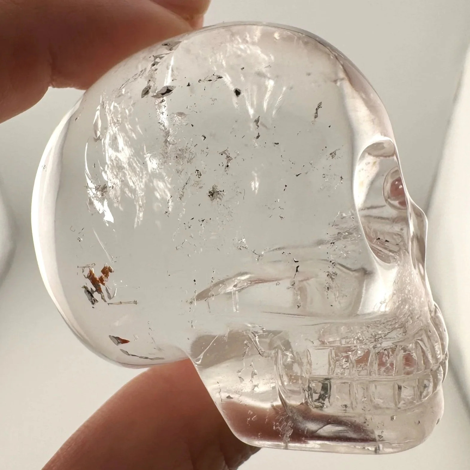 Leandro de Souza Gem Sirius Quartz Bizoin Skull