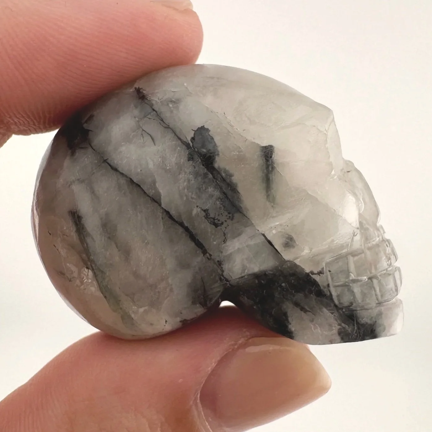 Igor de Souza Paraiba Tourmaline in Feldspar Skull
