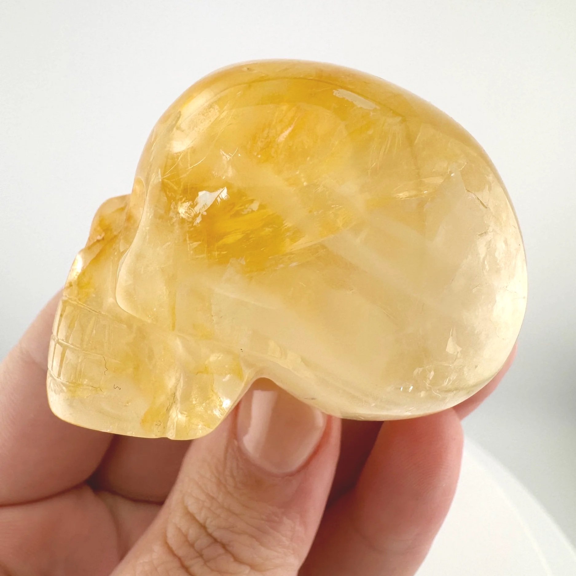 Leandro de Souza Golden Healer Quartz Skull