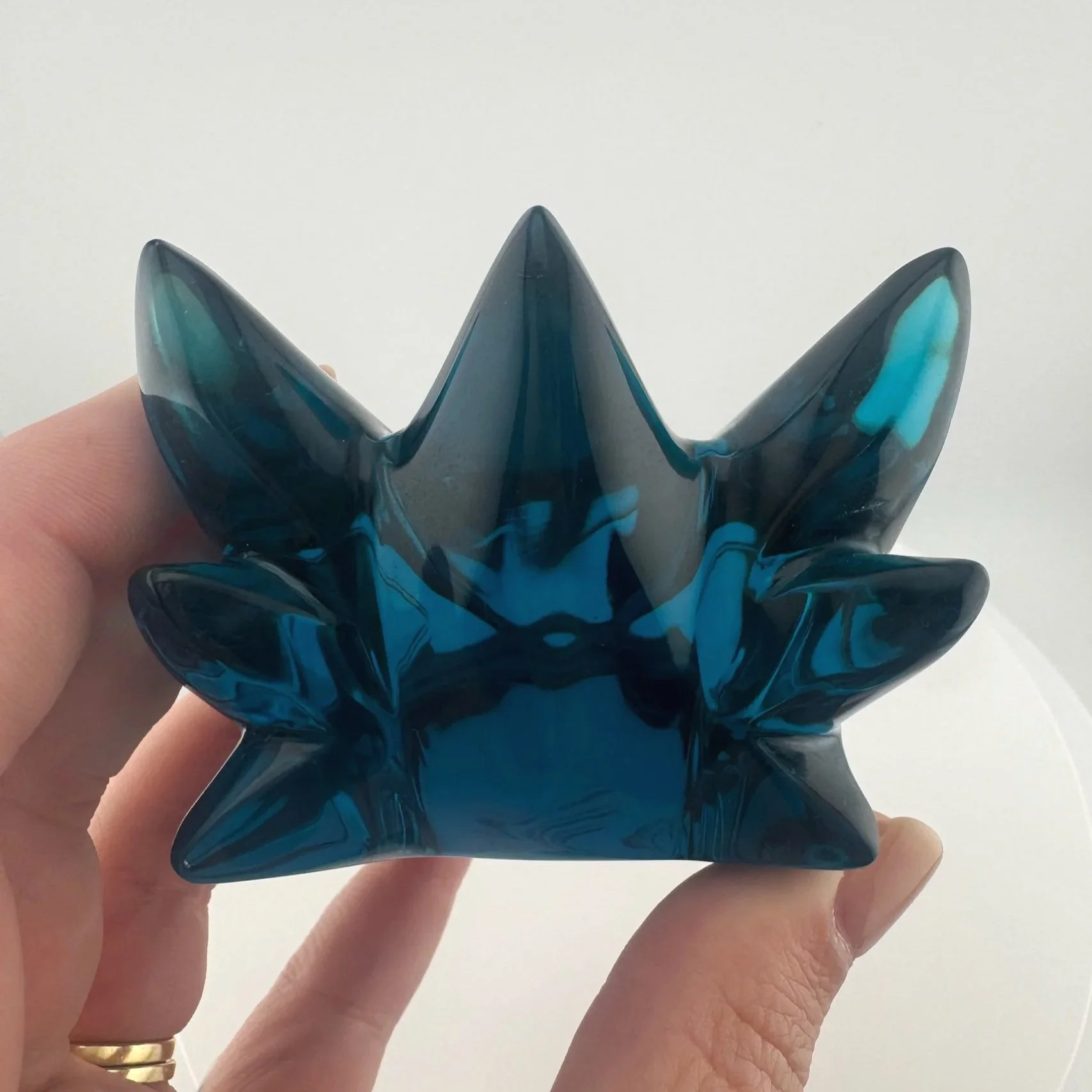 Leandro de Souza Blue Obsidian Dragon Skull