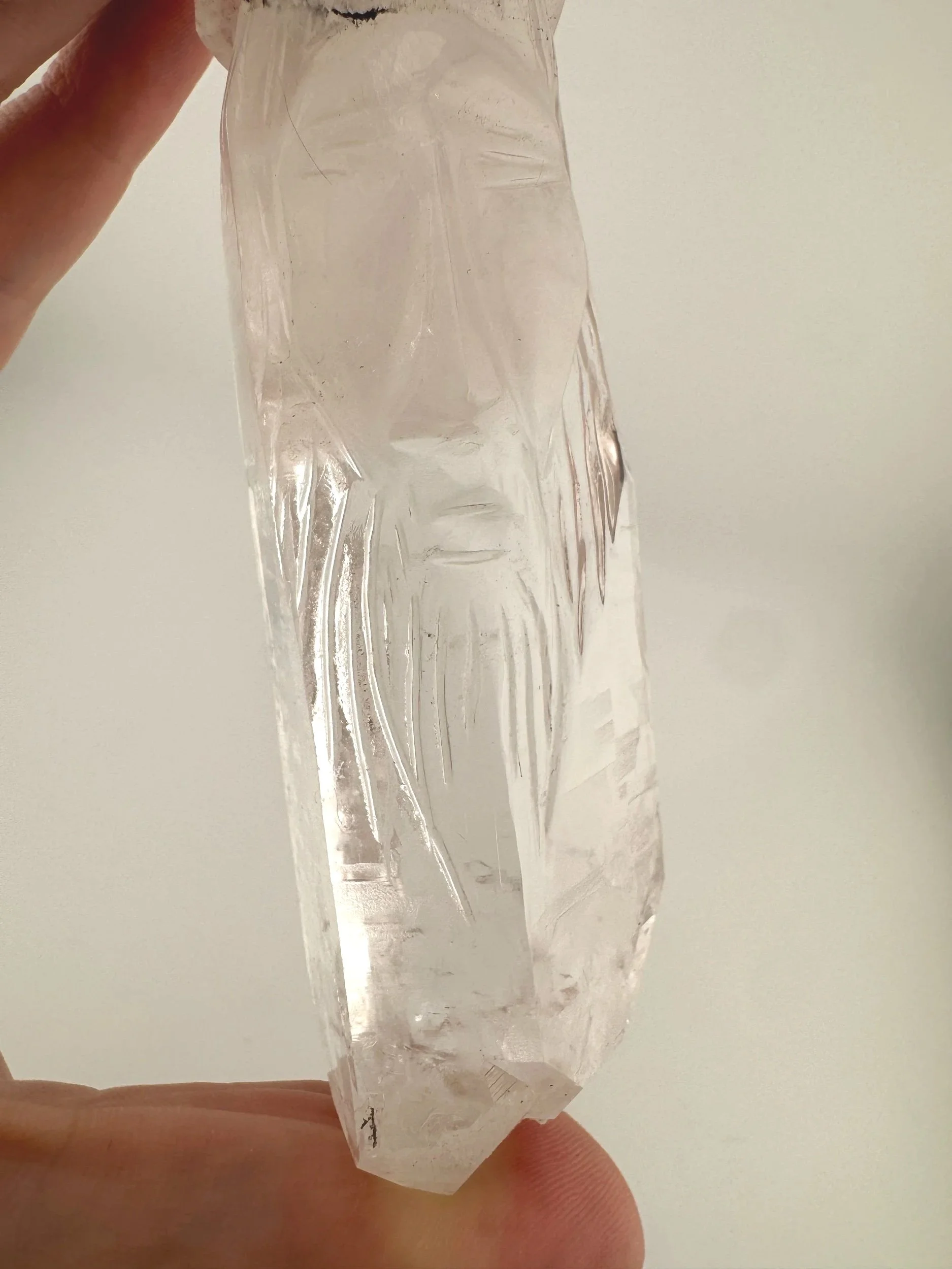 Leandro de Souza Cathedral Quartz Jesus Wand