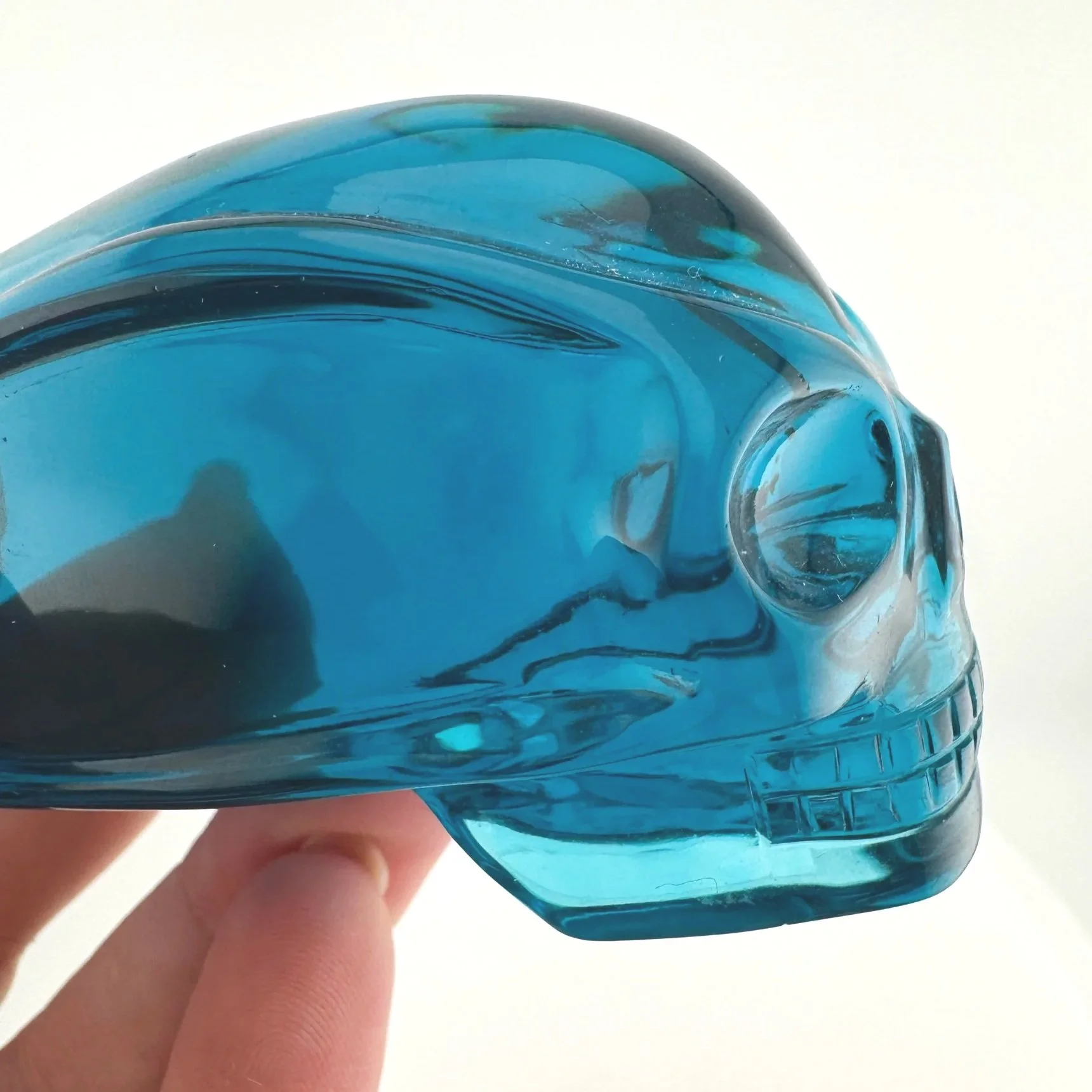 Leandro de Souza Blue Obsidian Traveler Skull