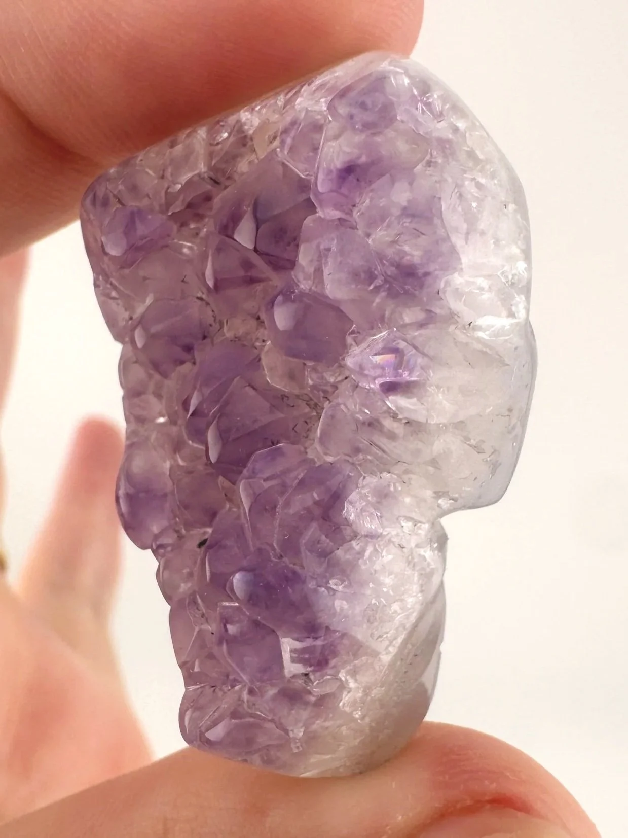 Igor de Souza Amethyst Geode Shaman Skull