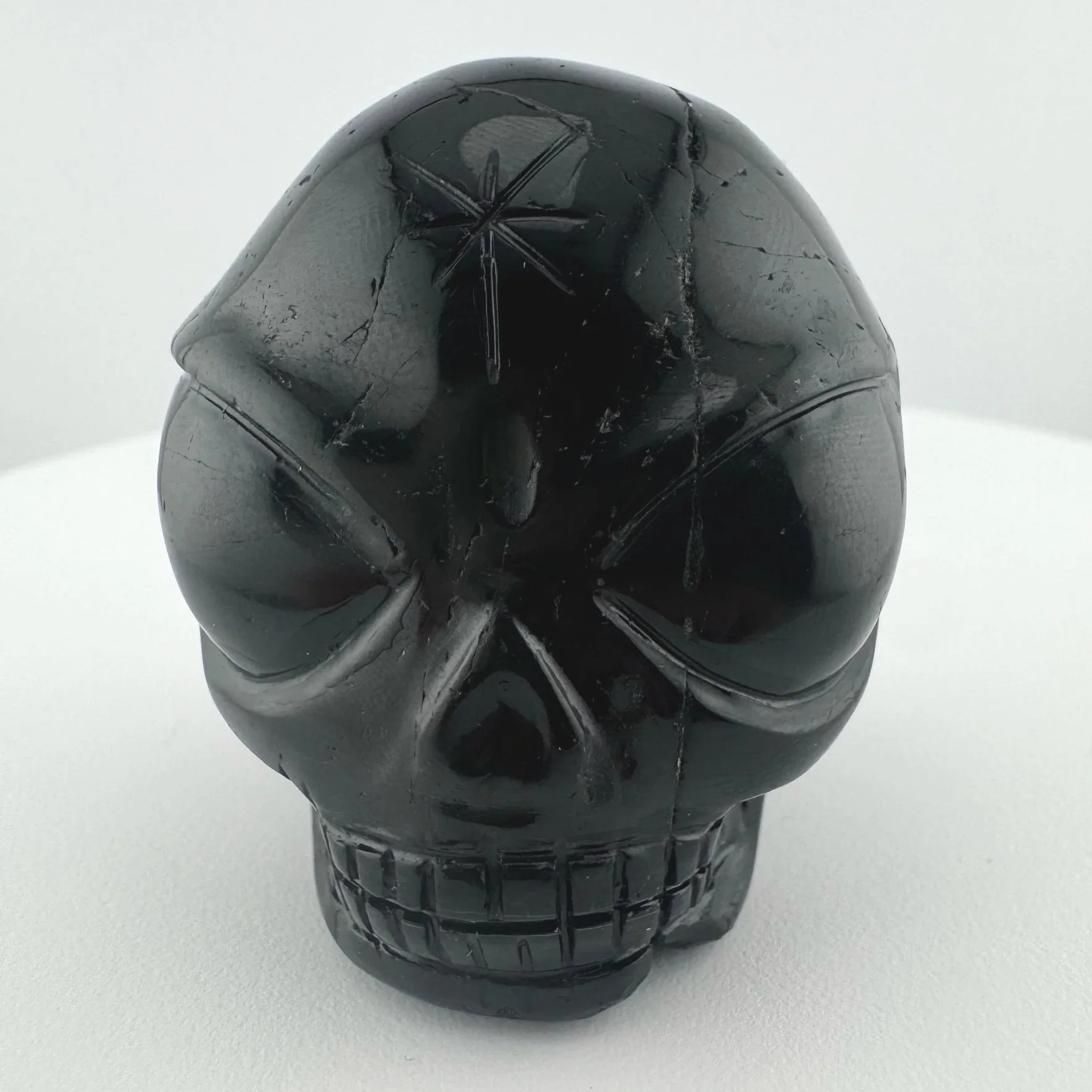 Leandro de Souza Black Tourmaline Star Being Twin Flame Skull