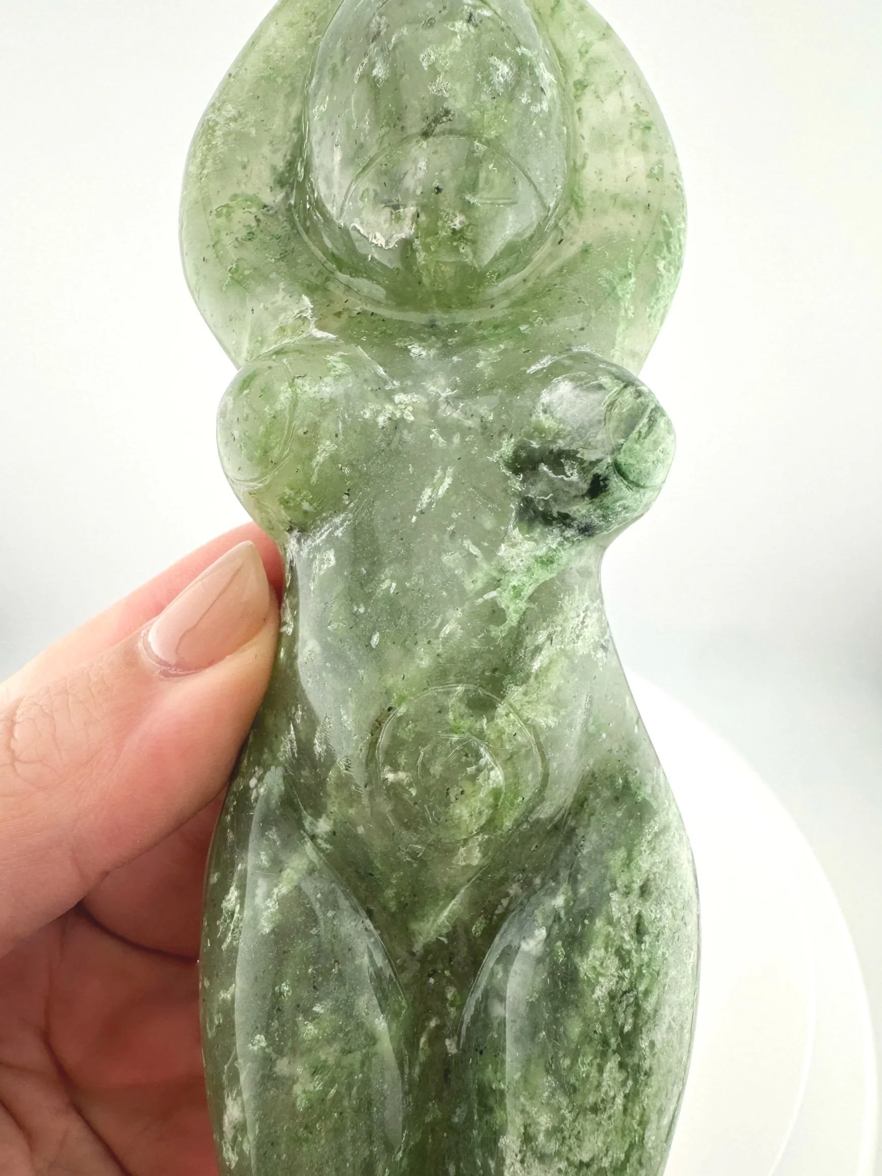 Leandro de Souza Chlorite Chalcedony Gaia Goddess