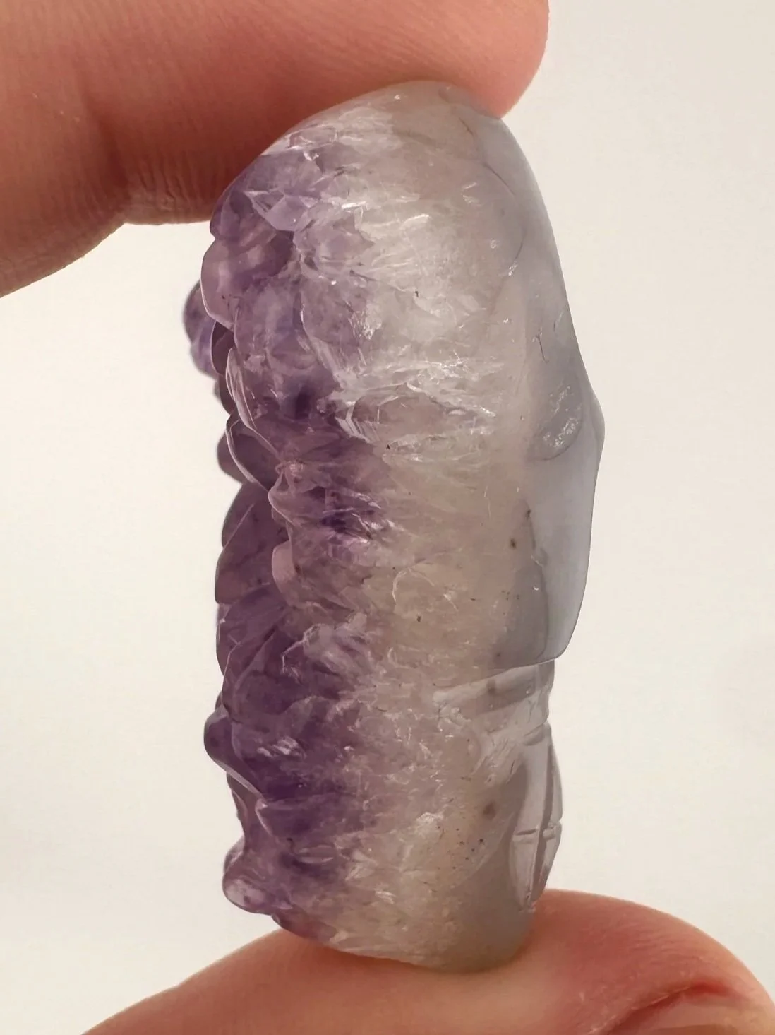 Igor de Souza Amethyst Geode Shaman Skull
