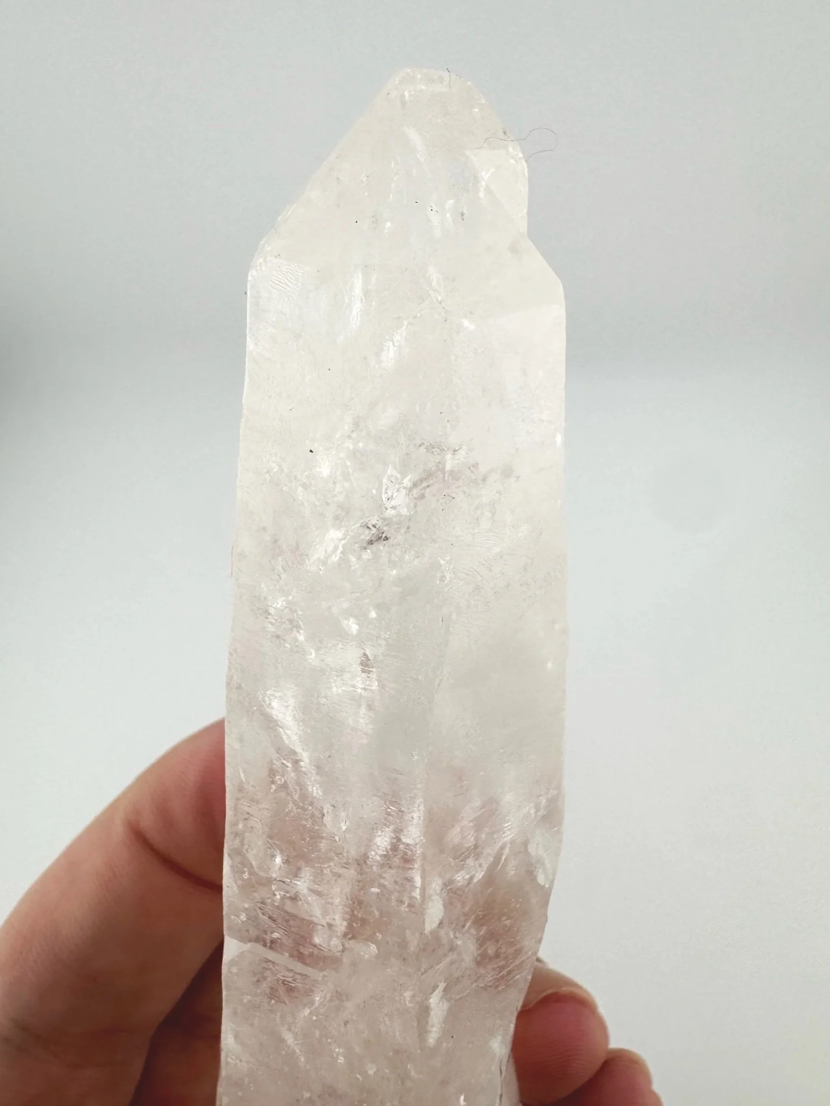 Leandro de Souza Cathedral Quartz Jesus Wand