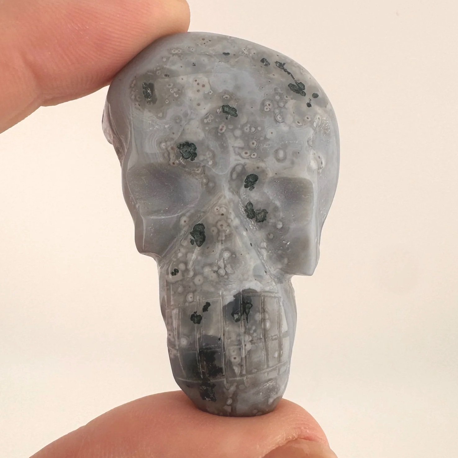 Igor de Souza Amethyst Geode Shaman Skull