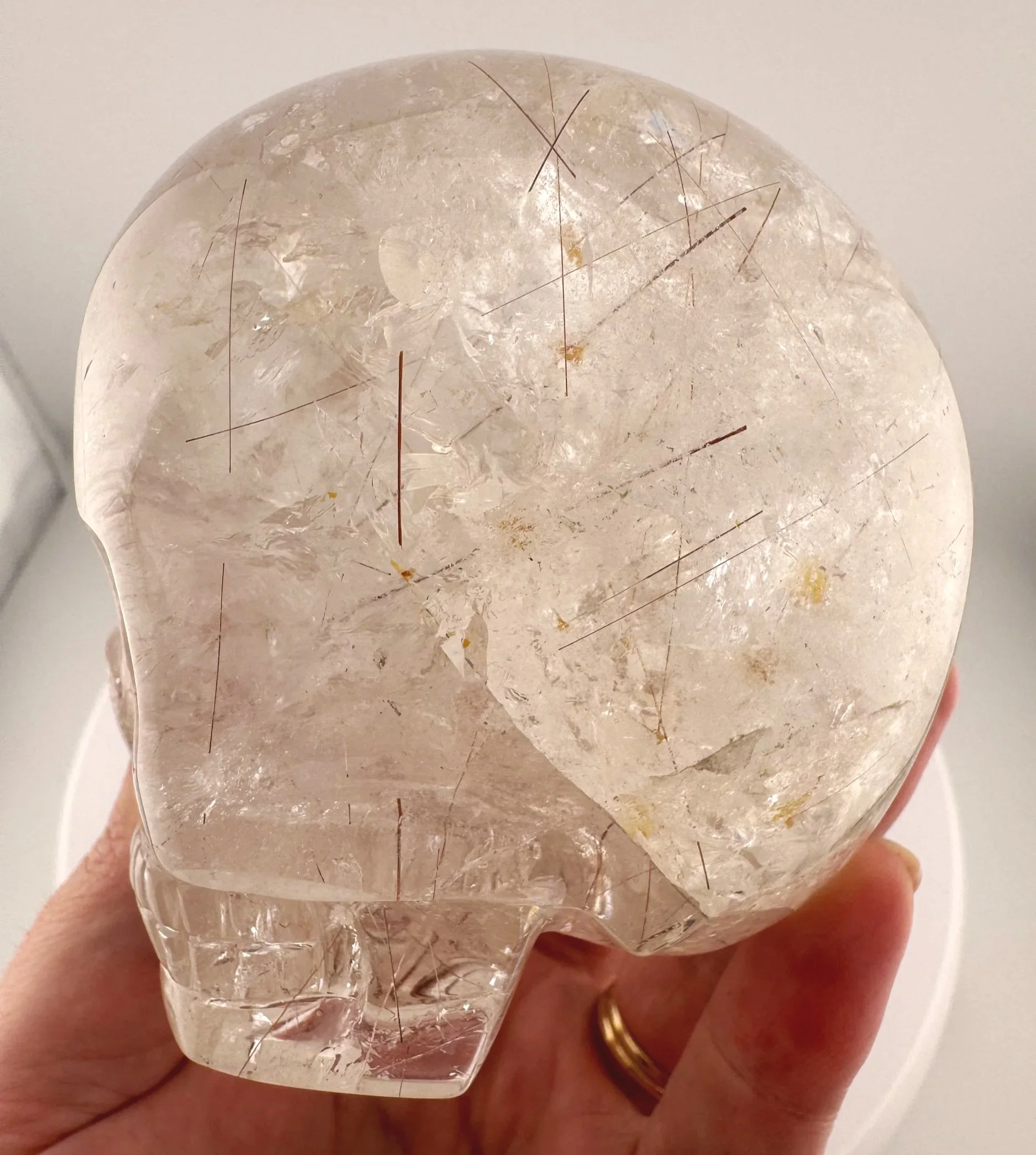 Leandro de Souza Red Rutile in Quartz Magical Child