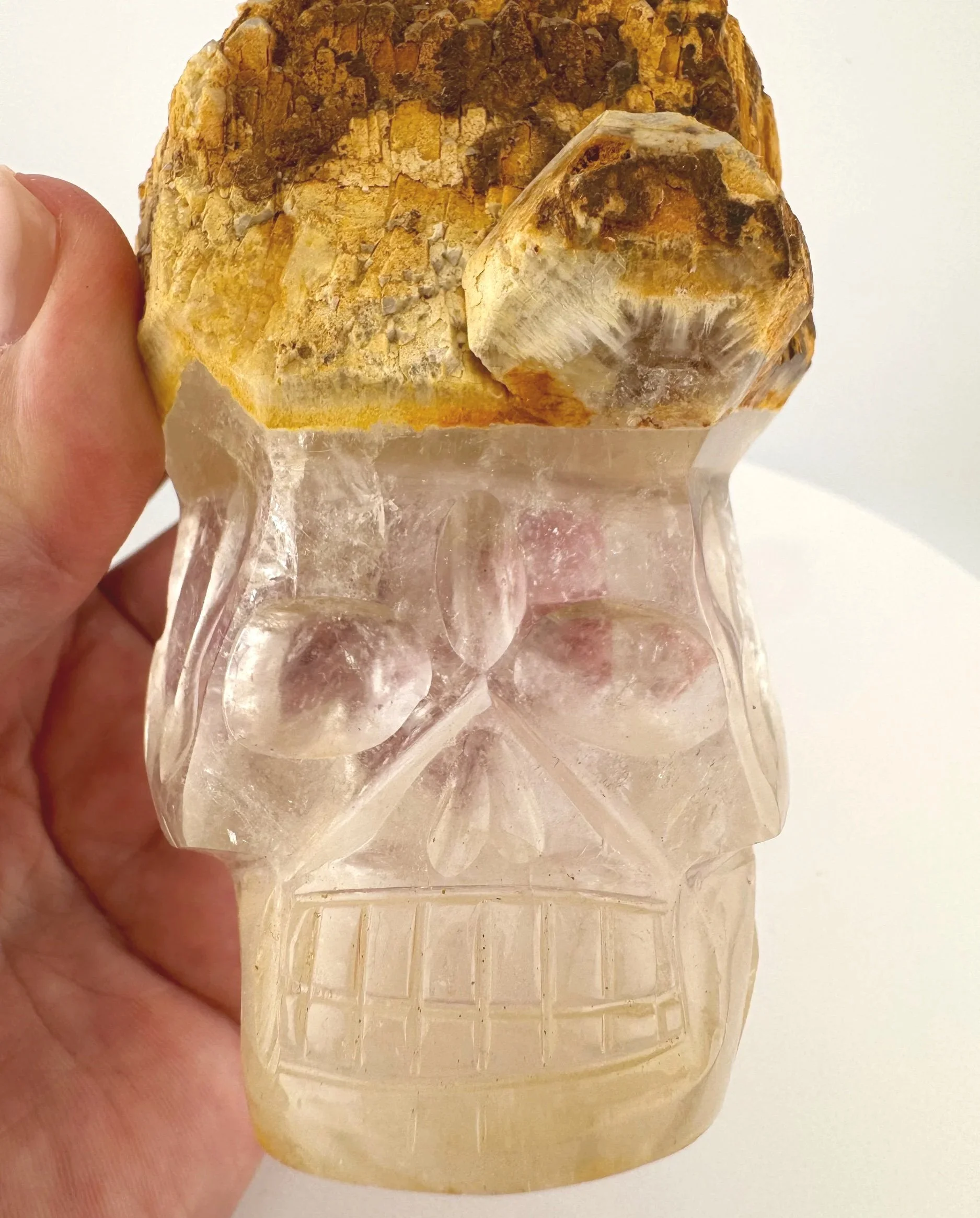Igor de Souza Candle Quartz Shaman Skull