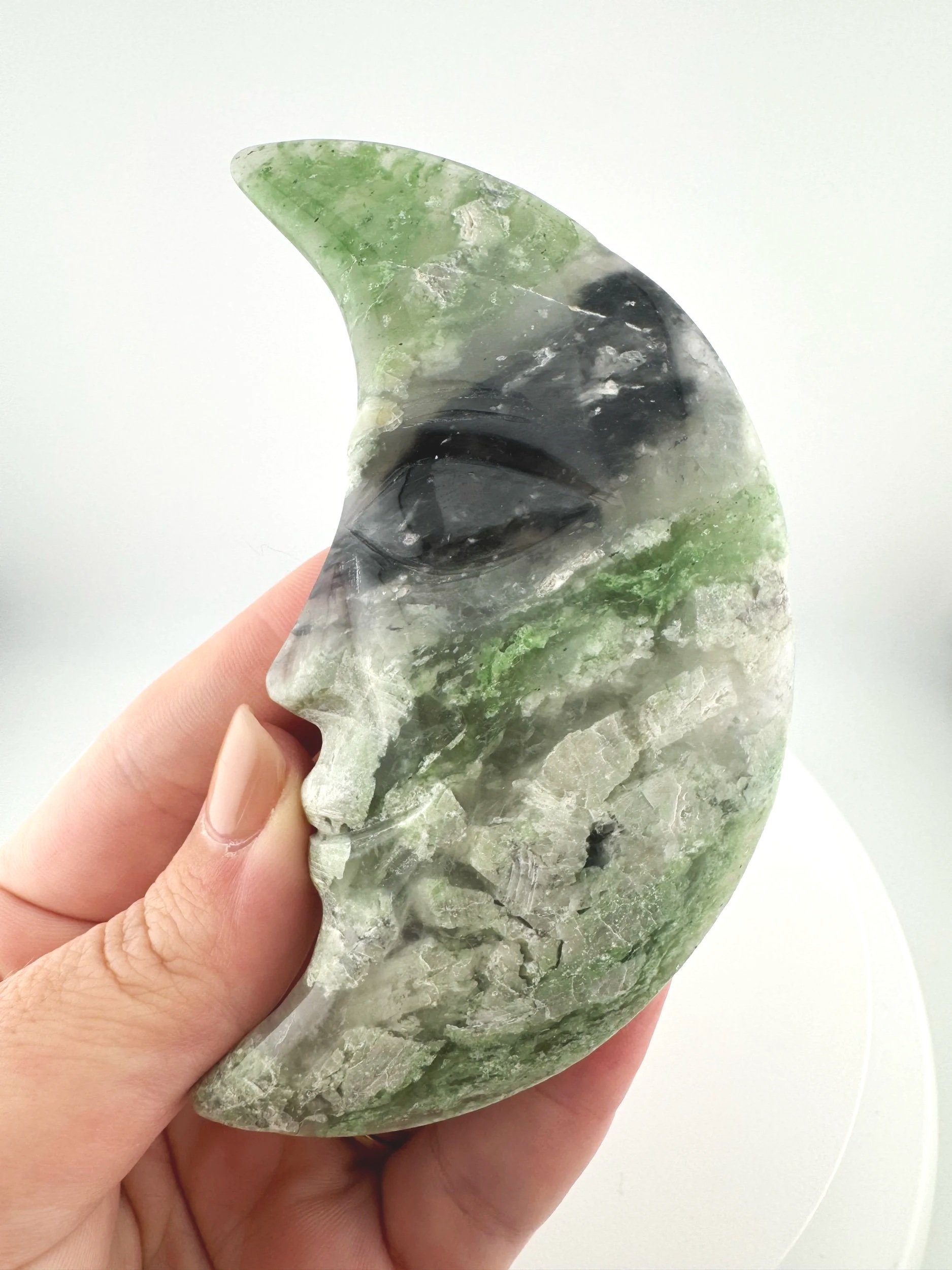 Leandro de Souza Chlorite Chalcedony Moon