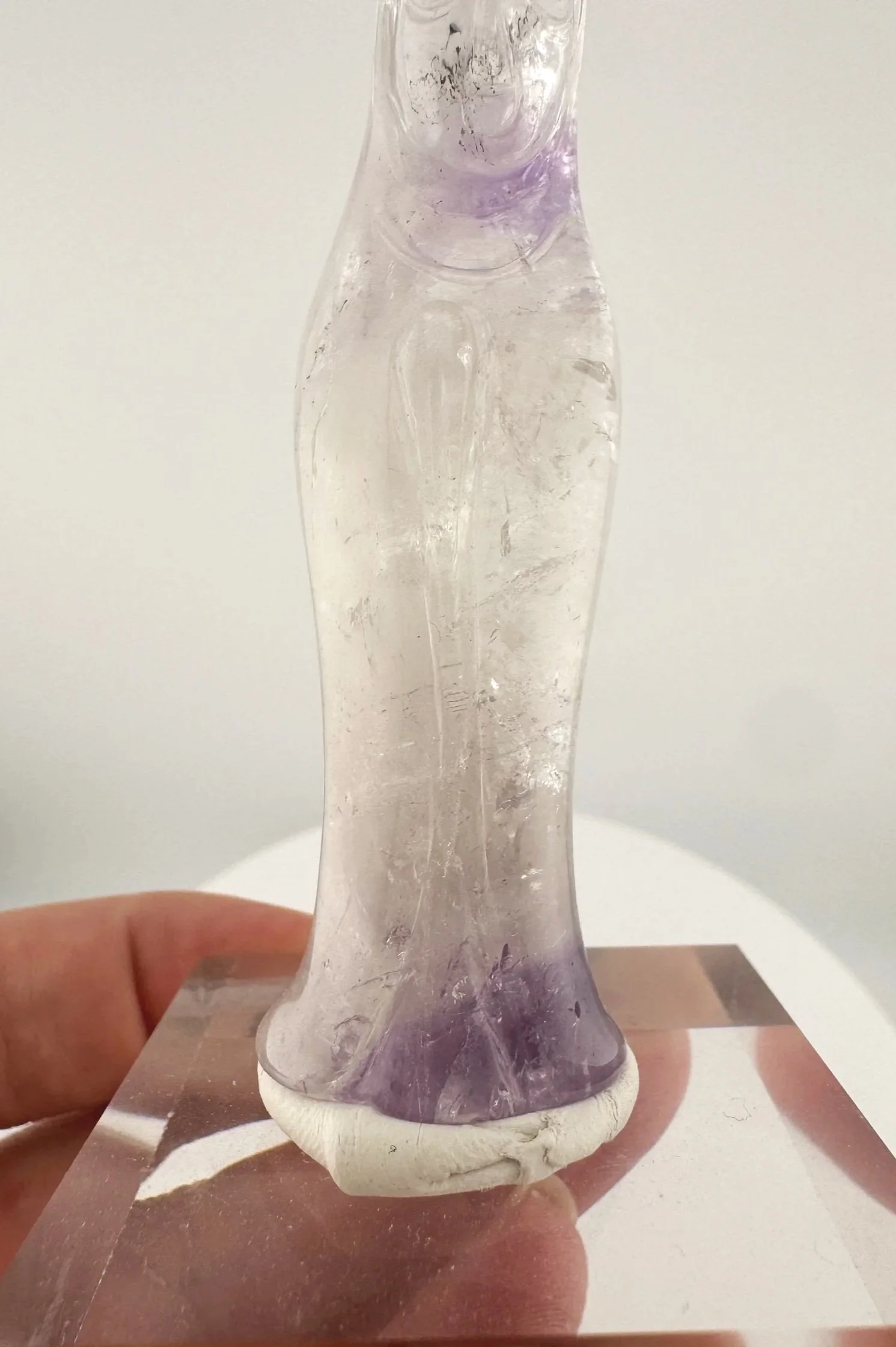 Leandro de Souza Phantom Amethyst Mother Mary Statuette
