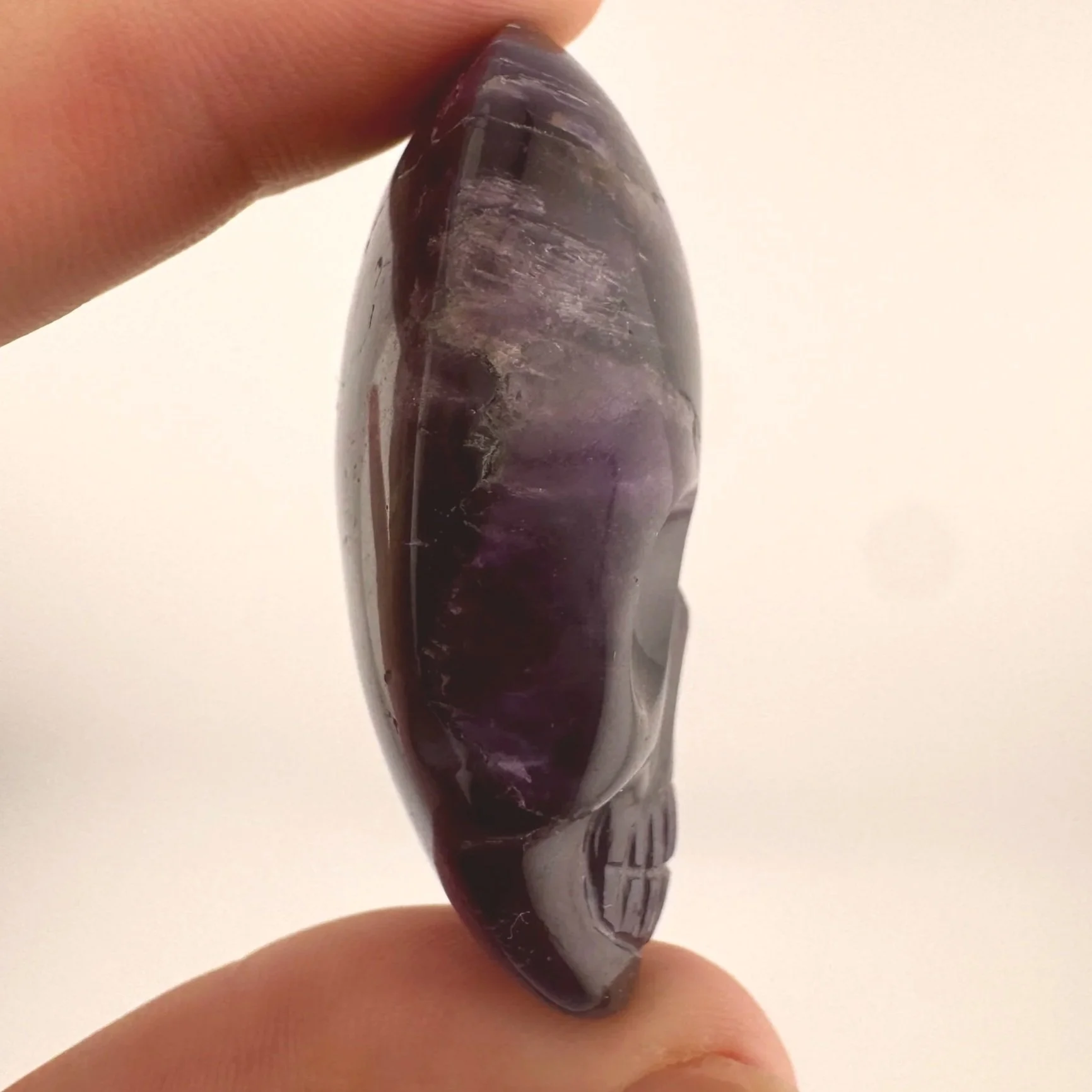 Leandro de Souza Amethyst Magical Child Palm Skull