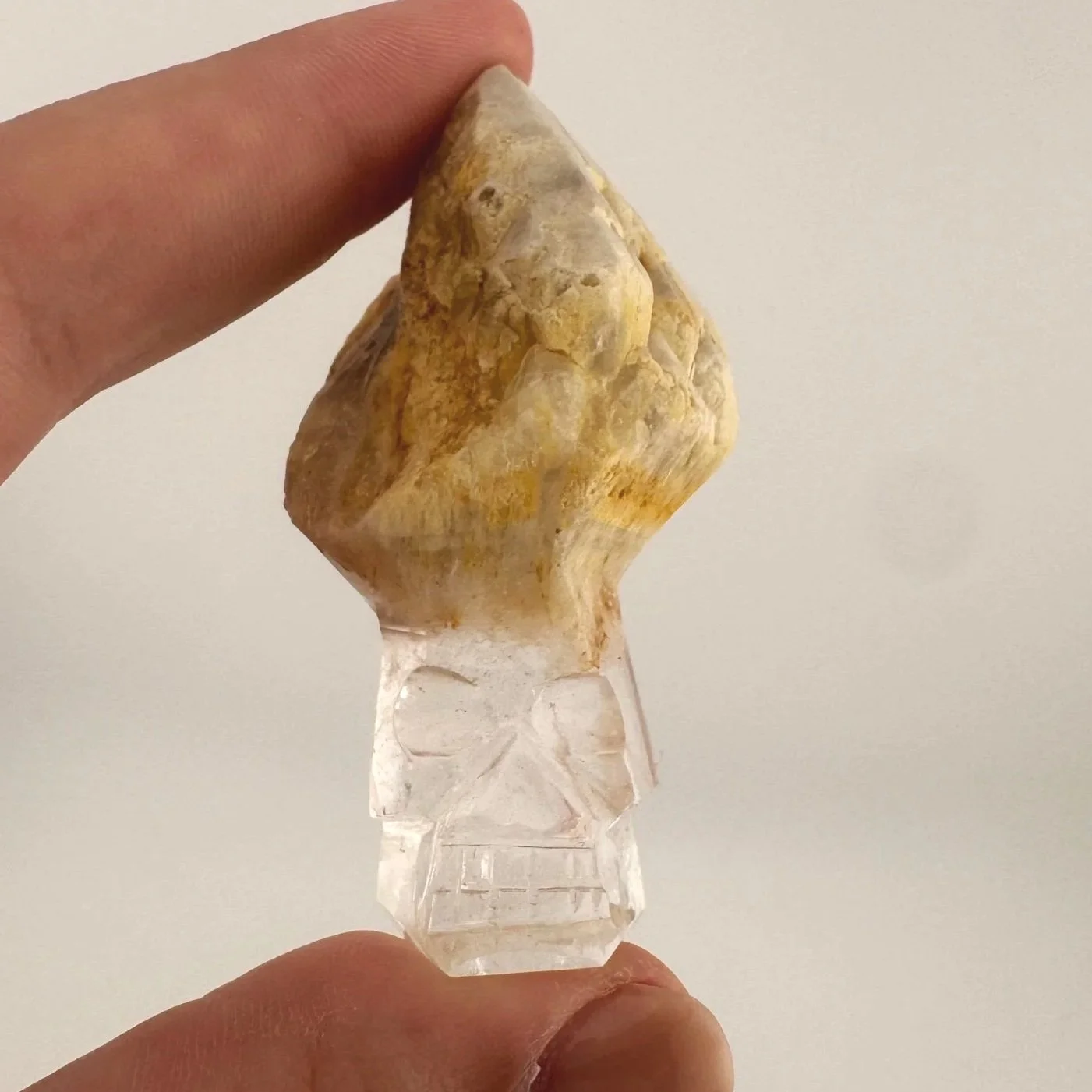 Igor de Souza Candle Quartz Shaman Skull