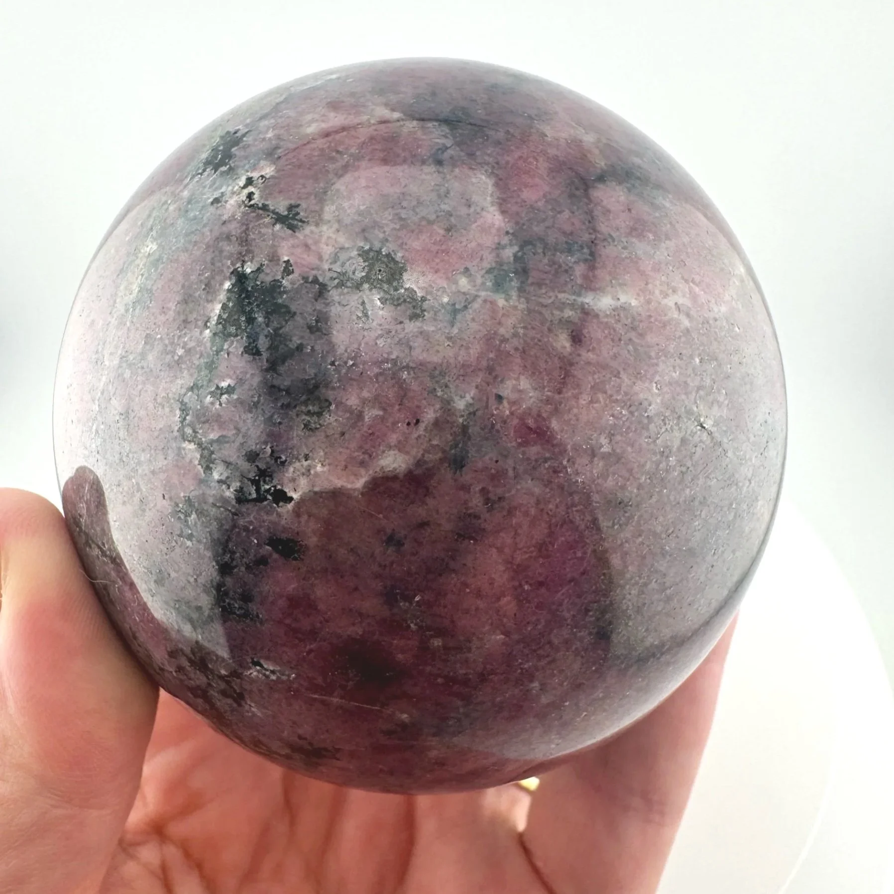 Leandro de Souza Rhodonite Sphere