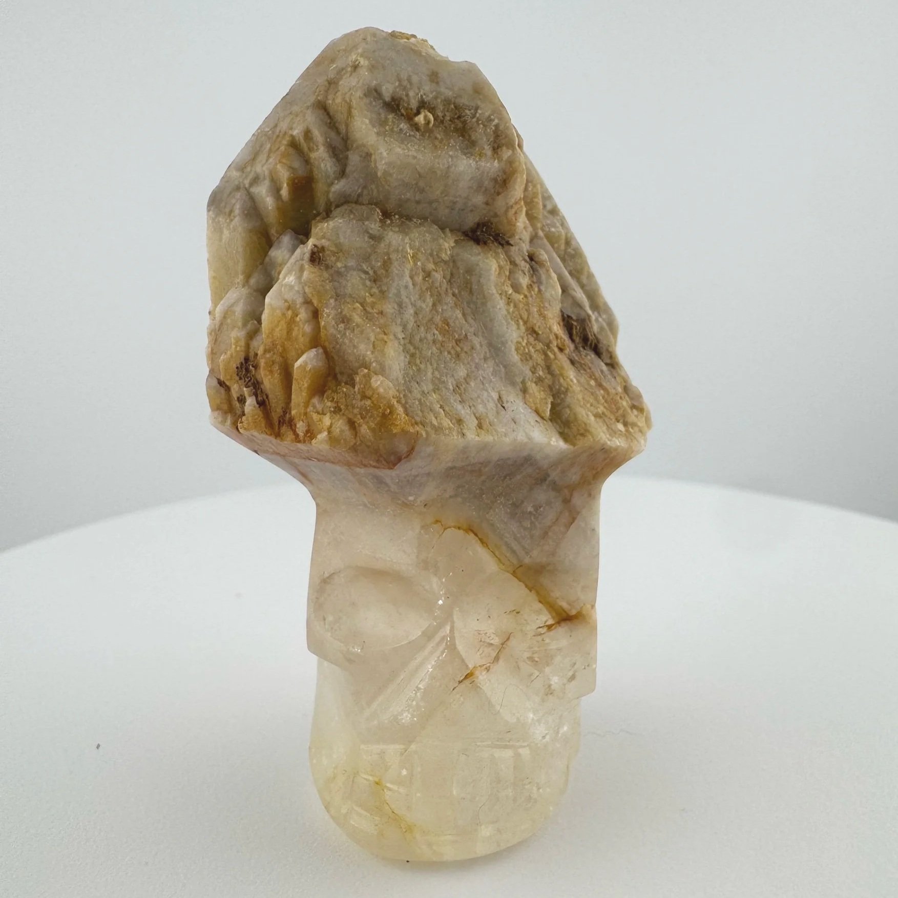Igor de Souza Candle Quartz Shaman Skull