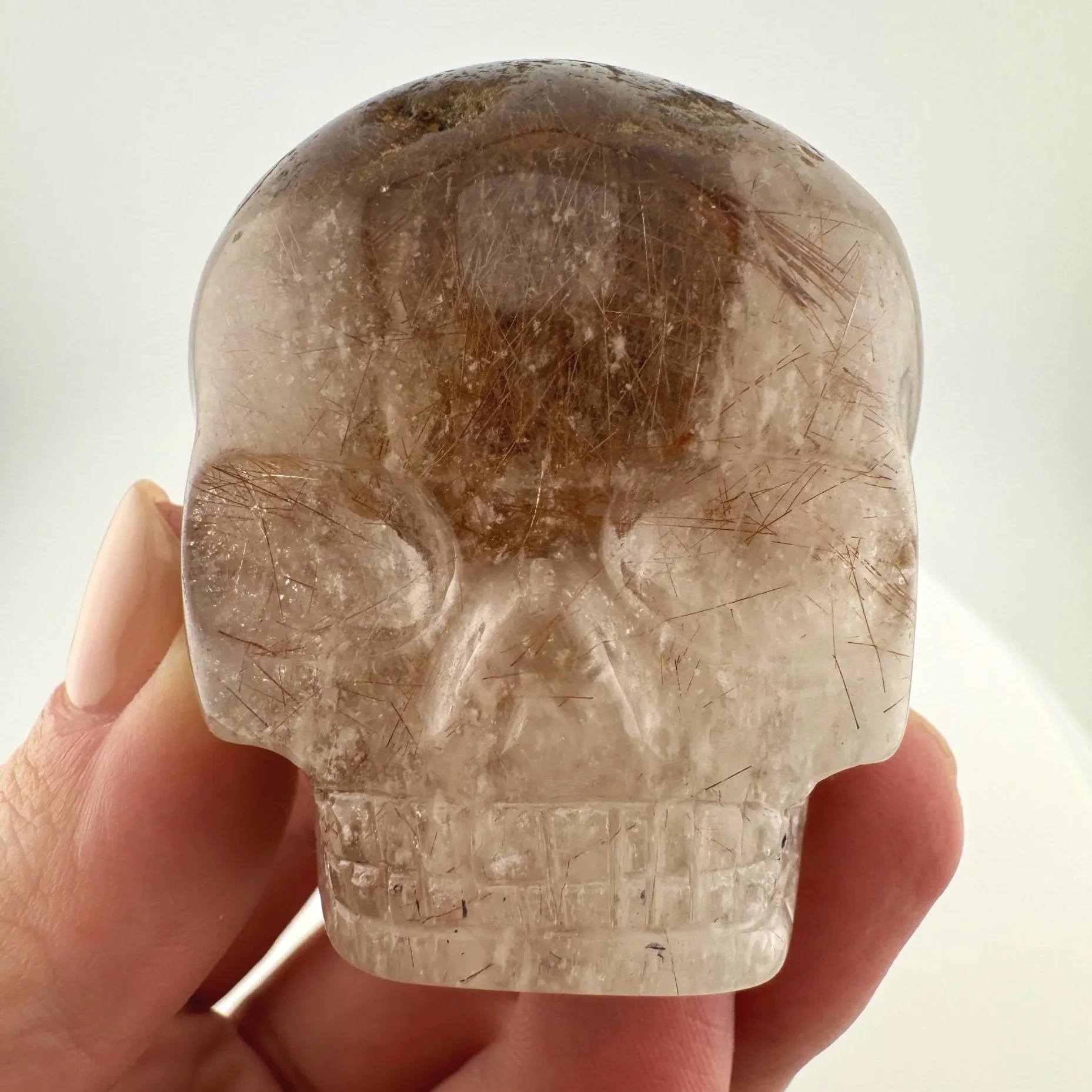 Leandro de Souza Red Rutile Magical Child Skull