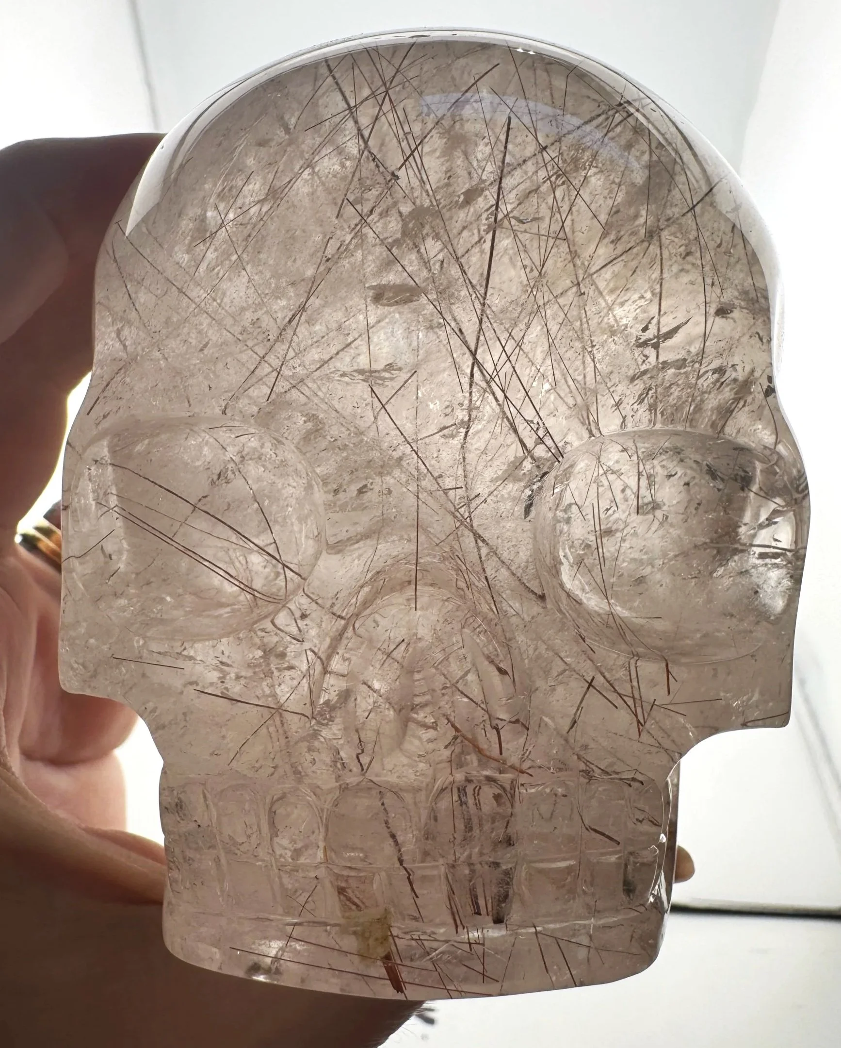 Leandro de Souza Red Rutile in Quartz Magical Child