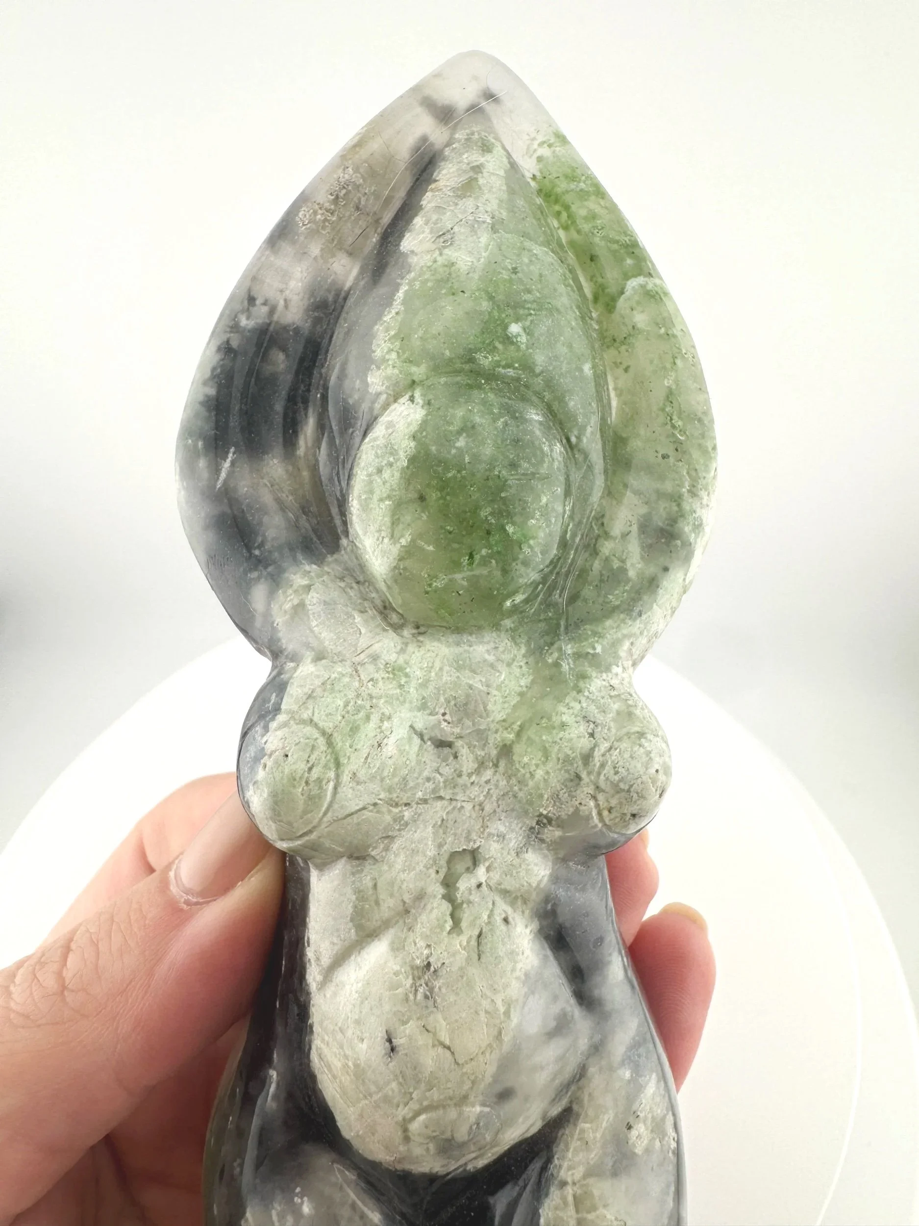 Leandro de Souza Chlorite Chalcedony Gaia Goddess