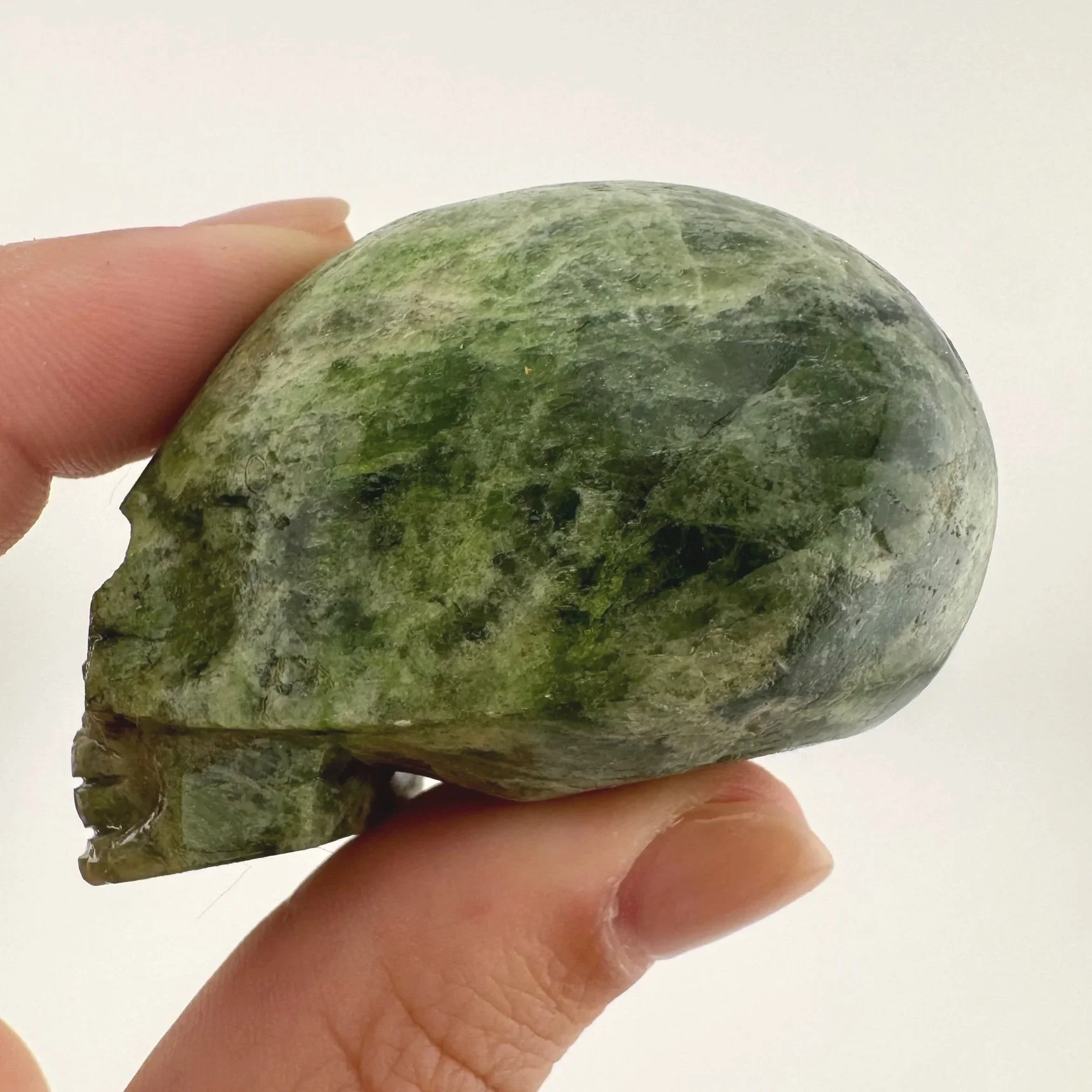 Igor de Souza Green Epidote Skull